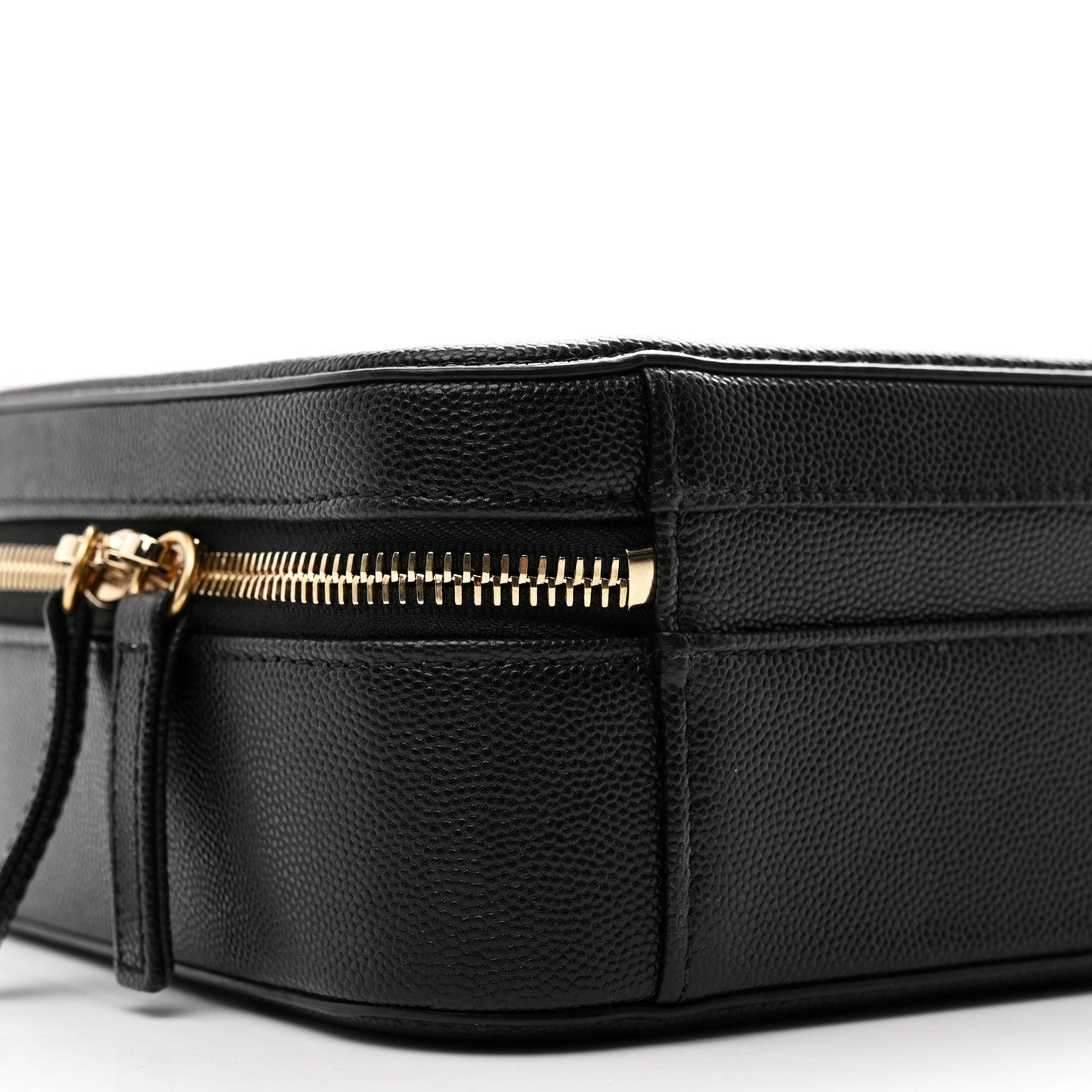 Caviar Quilted Medium CC Filigree Vanity Case Black