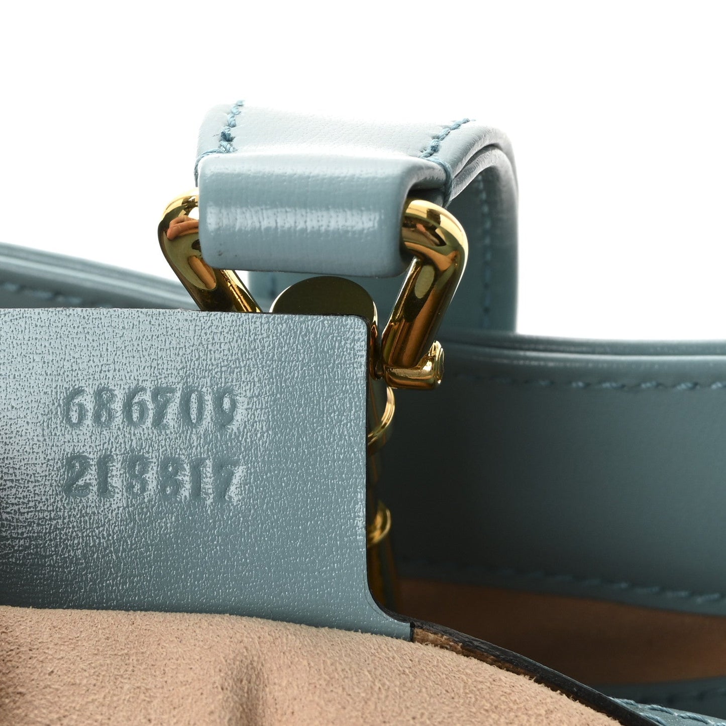 Boarded Dyana Lux Calfskin Small Jackie 1961 Hobo Dusty Azure