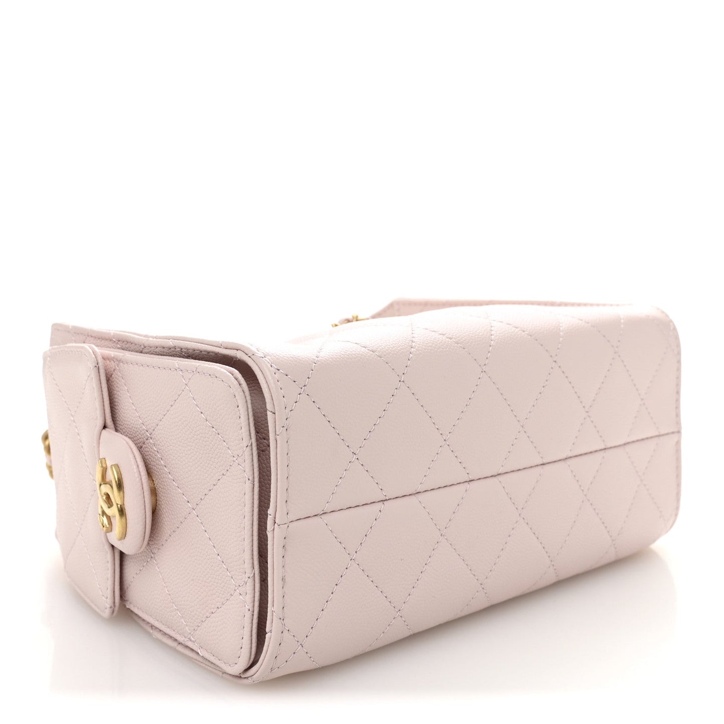 Caviar Quilted Mini Chanel 25 Handbag Light Pink
