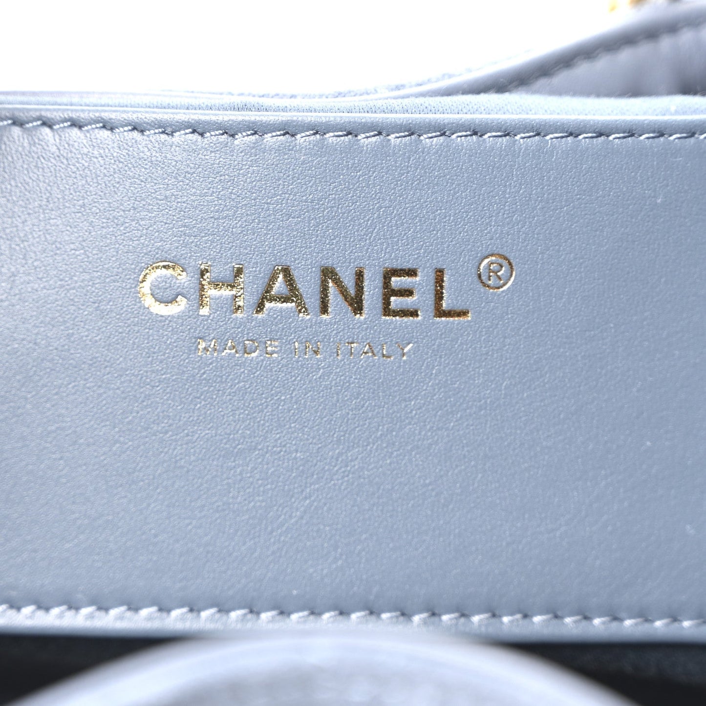 Suede Quilted Small Chanel 25 Handbag Blue