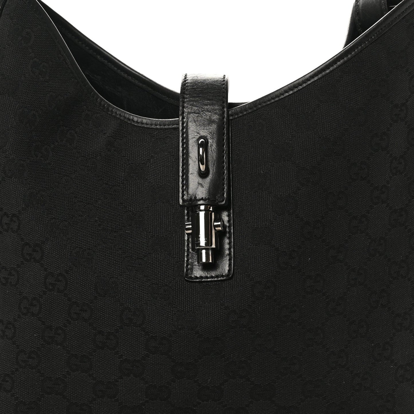 Monogram Large Jackie O Hobo Black