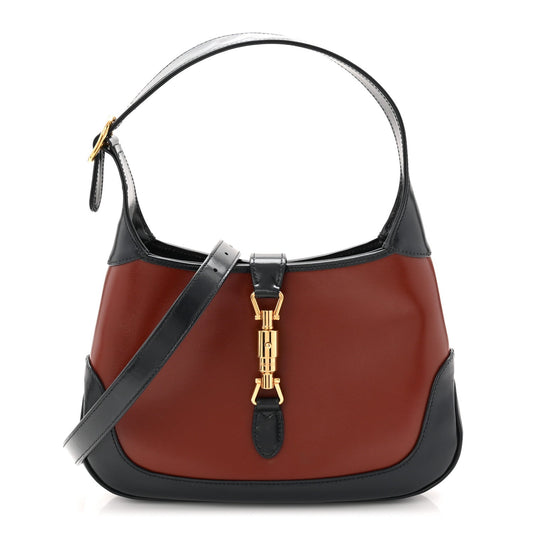 Boarded Dyana Lux Calfskin Bi-Color Small Jackie 1961 Hobo Mineral Red Blue