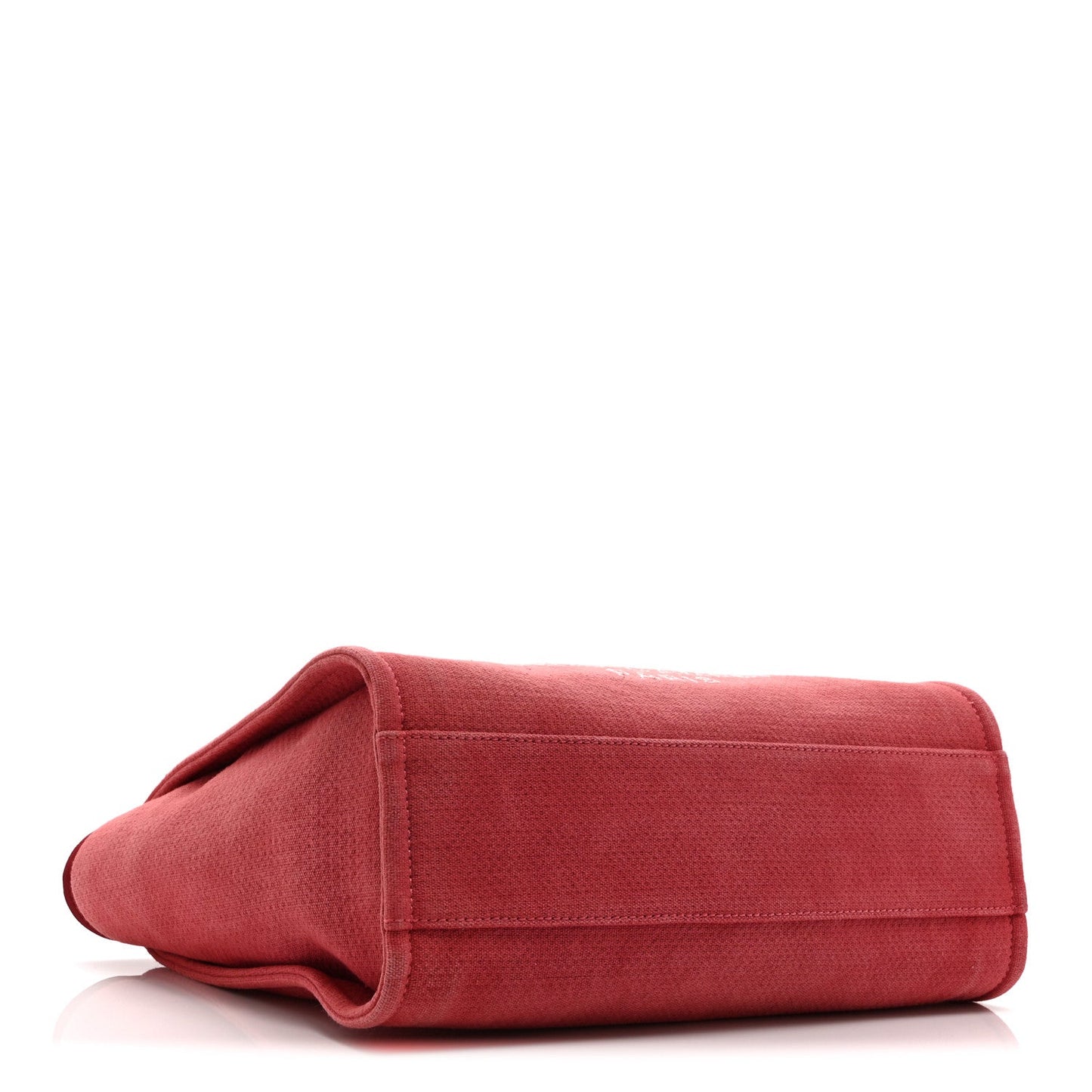 Canvas Small Deauville Tote Red