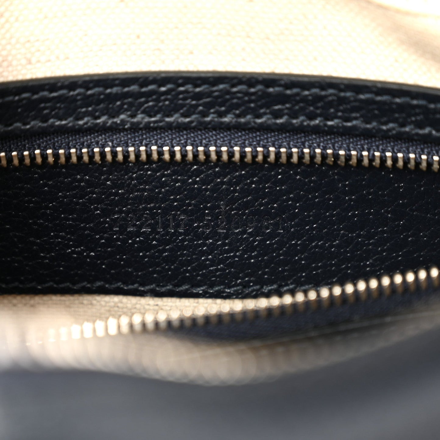 GG Supreme Monogram Textured Dollar Calfskin Web Studded Mini Ophidia Flap Shoulder Bag Beige Blue