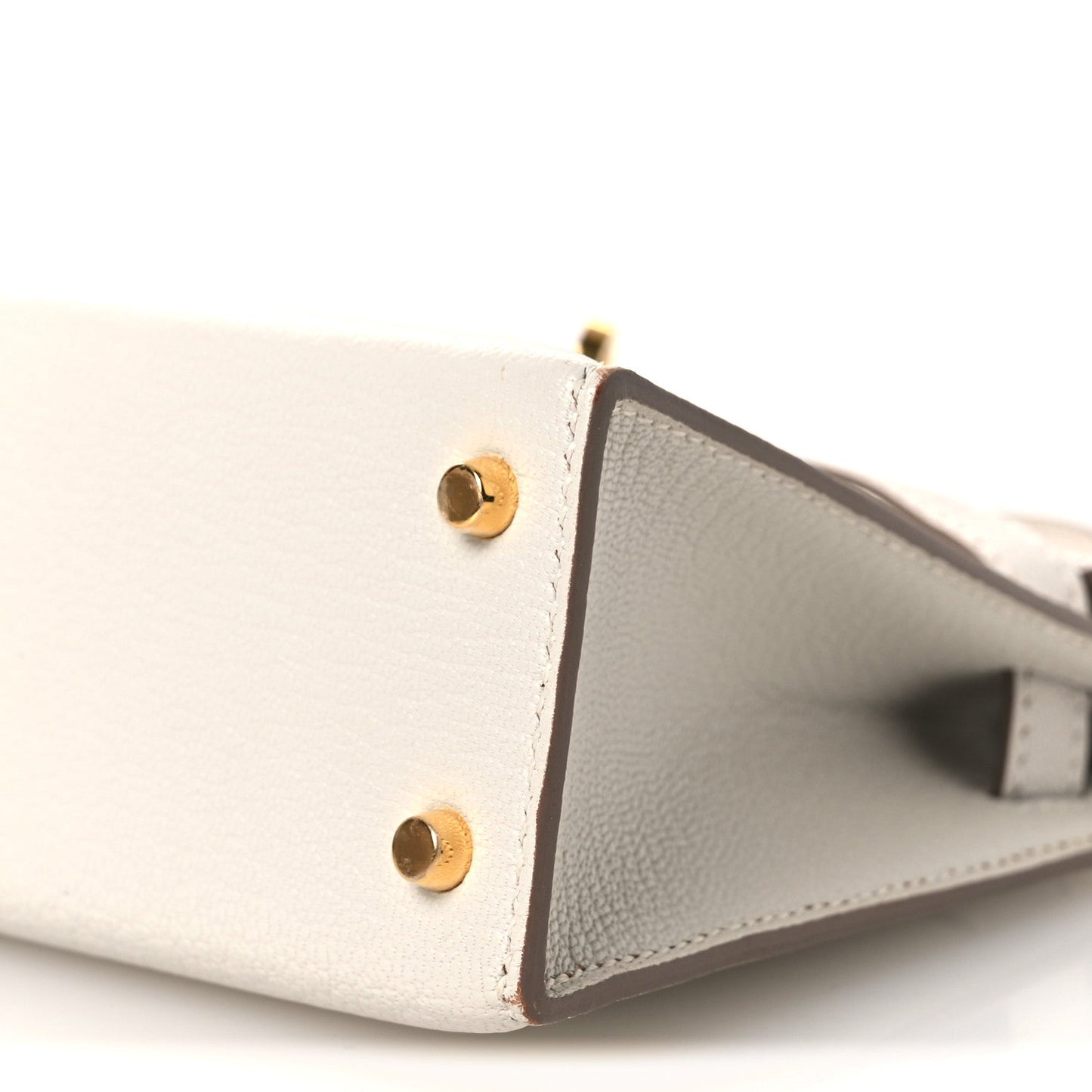 Chevre Mysore Mini Kelly Sellier 20 Mushroom