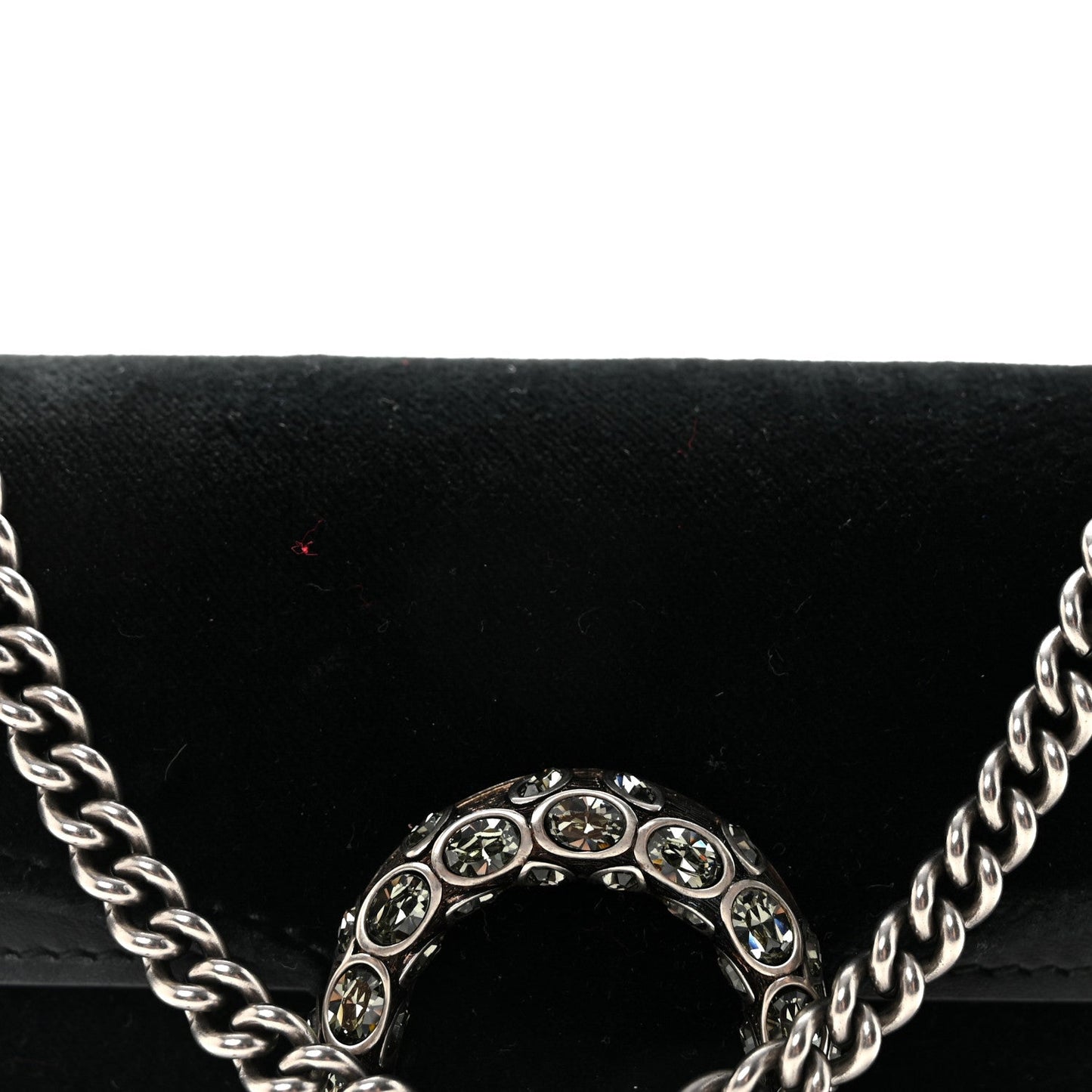 Velvet Super Mini Dionysus Shoulder Bag Black