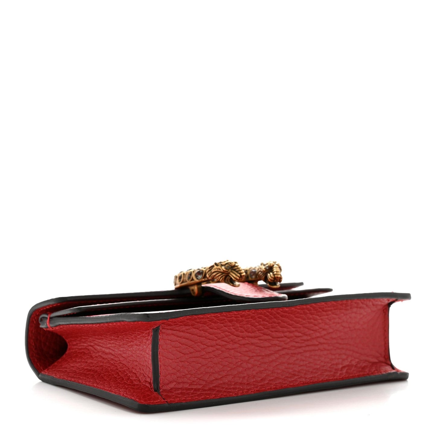 Calfskin Super Mini Dionysus Shoulder Bag Hibiscus Red