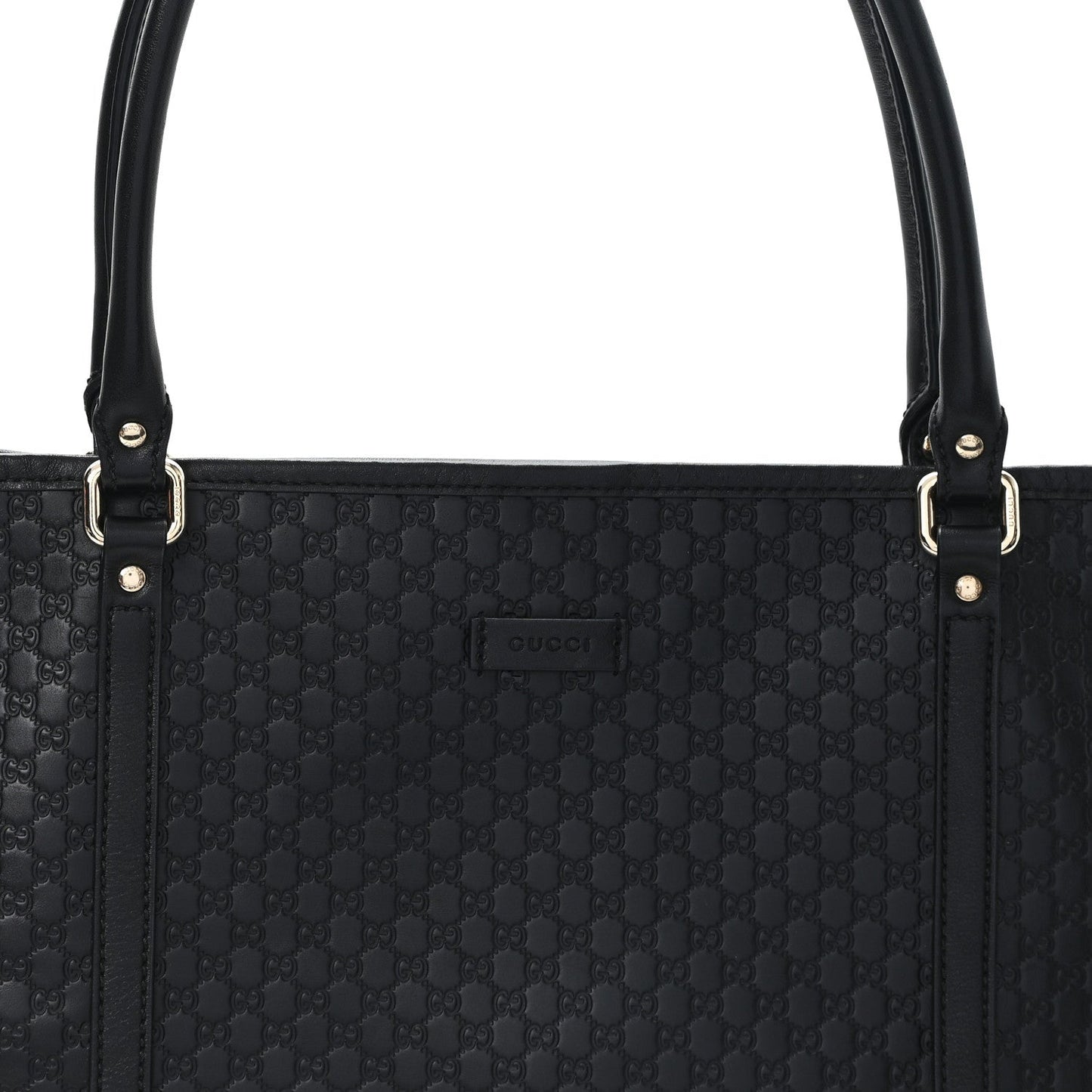 Microguccissima Medium Joy Tote Black