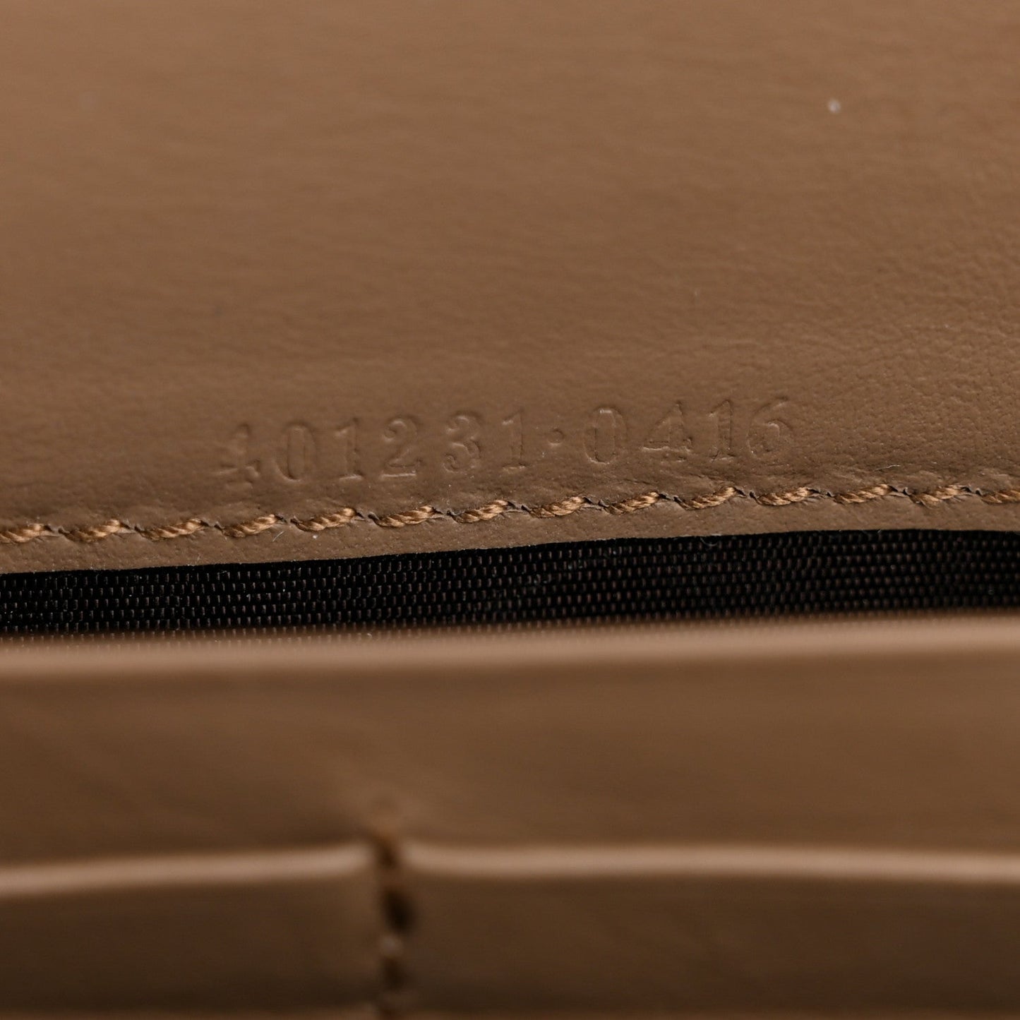 GG Supreme Monogram Mini Dionysus Chain Wallet Beige Taupe