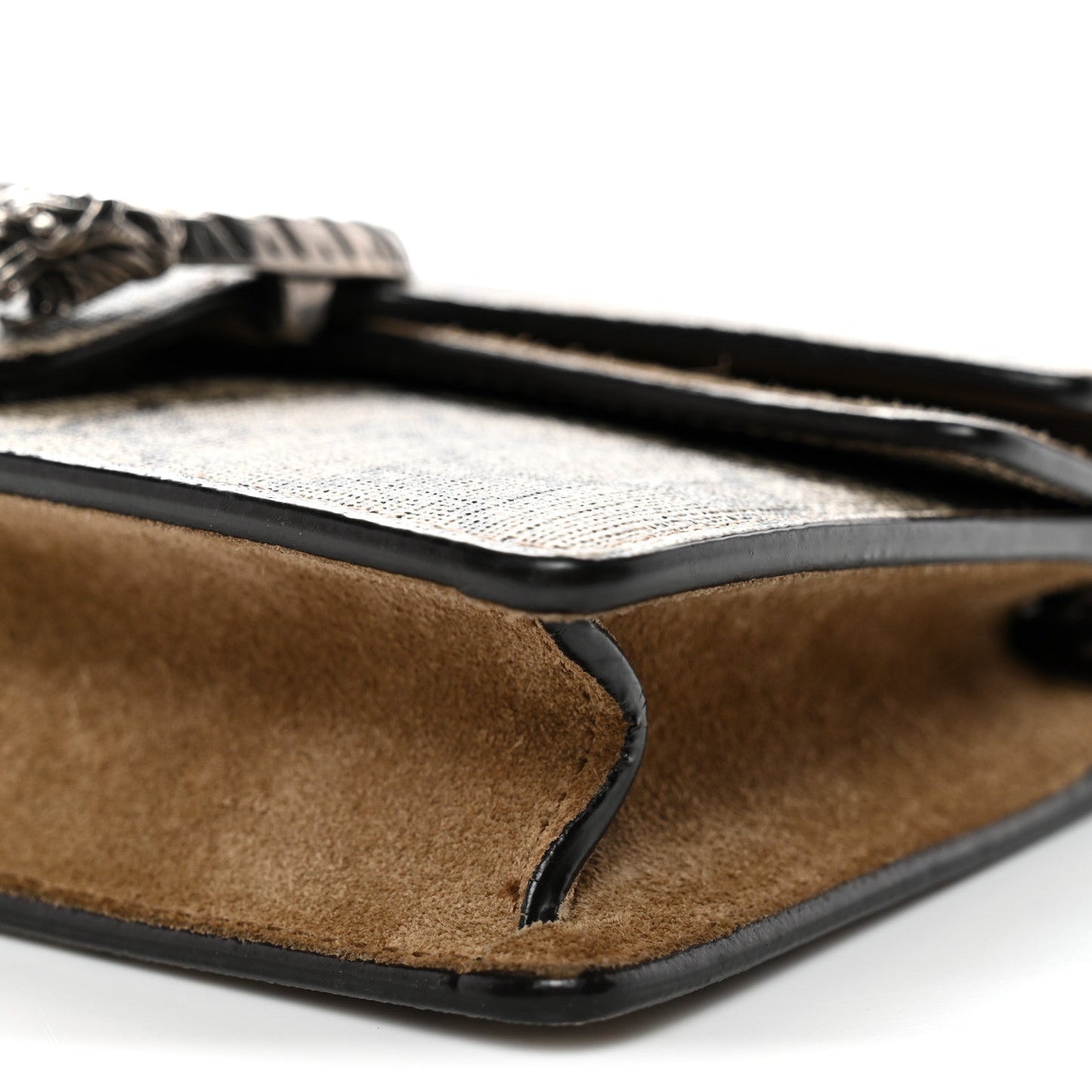 GG Supreme Monogram Super Mini Dionysus Shoulder Bag Taupe