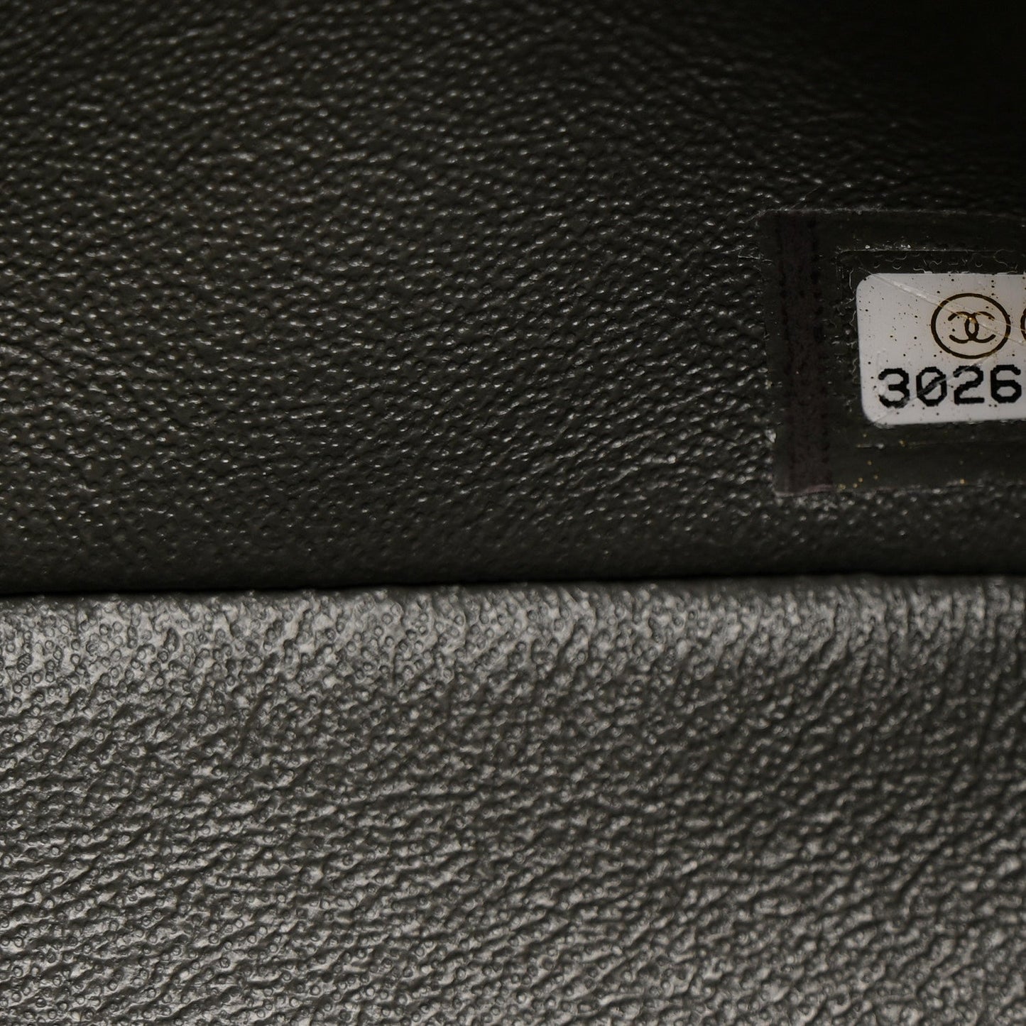 Lambskin Quilted Mini Rectangular Flap Dark Grey