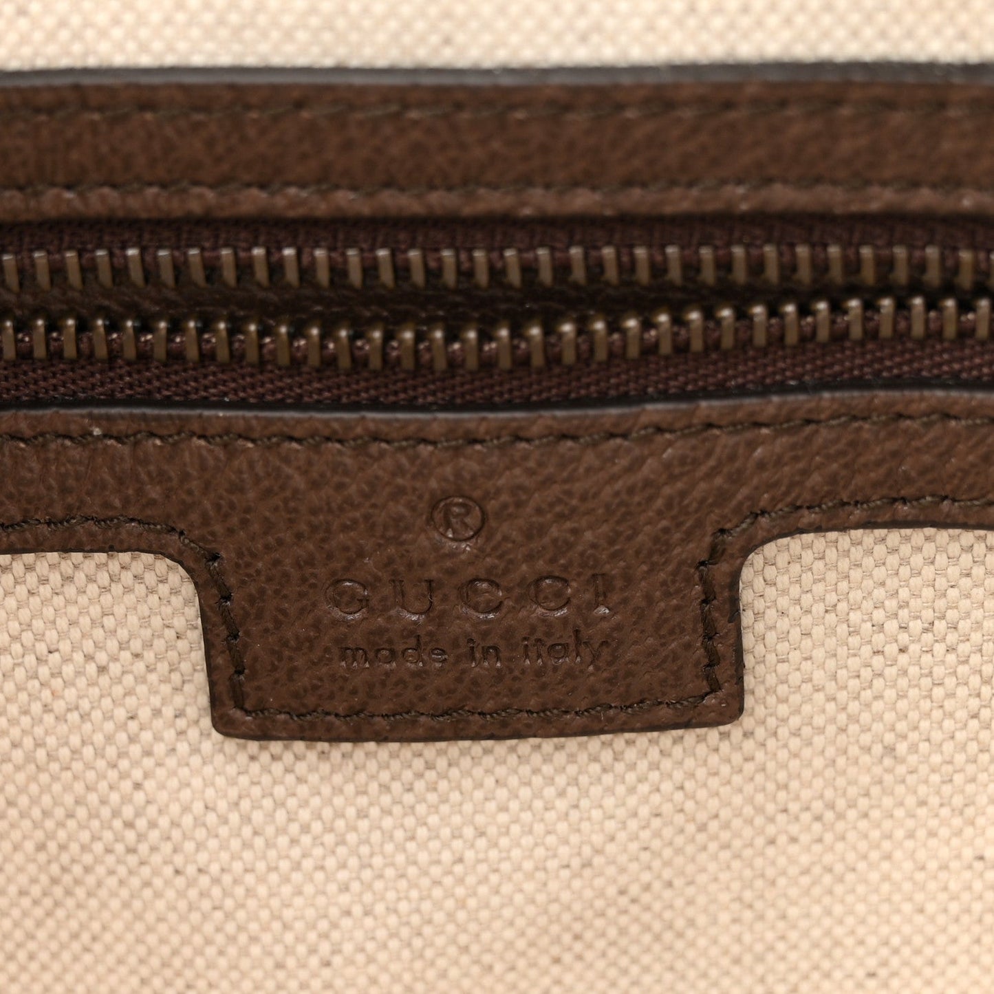 GG Supreme Monogram Textured Dollar Calfskin Web Ophidia Wristlet Shoulder Bag Beige Ebony New Acero