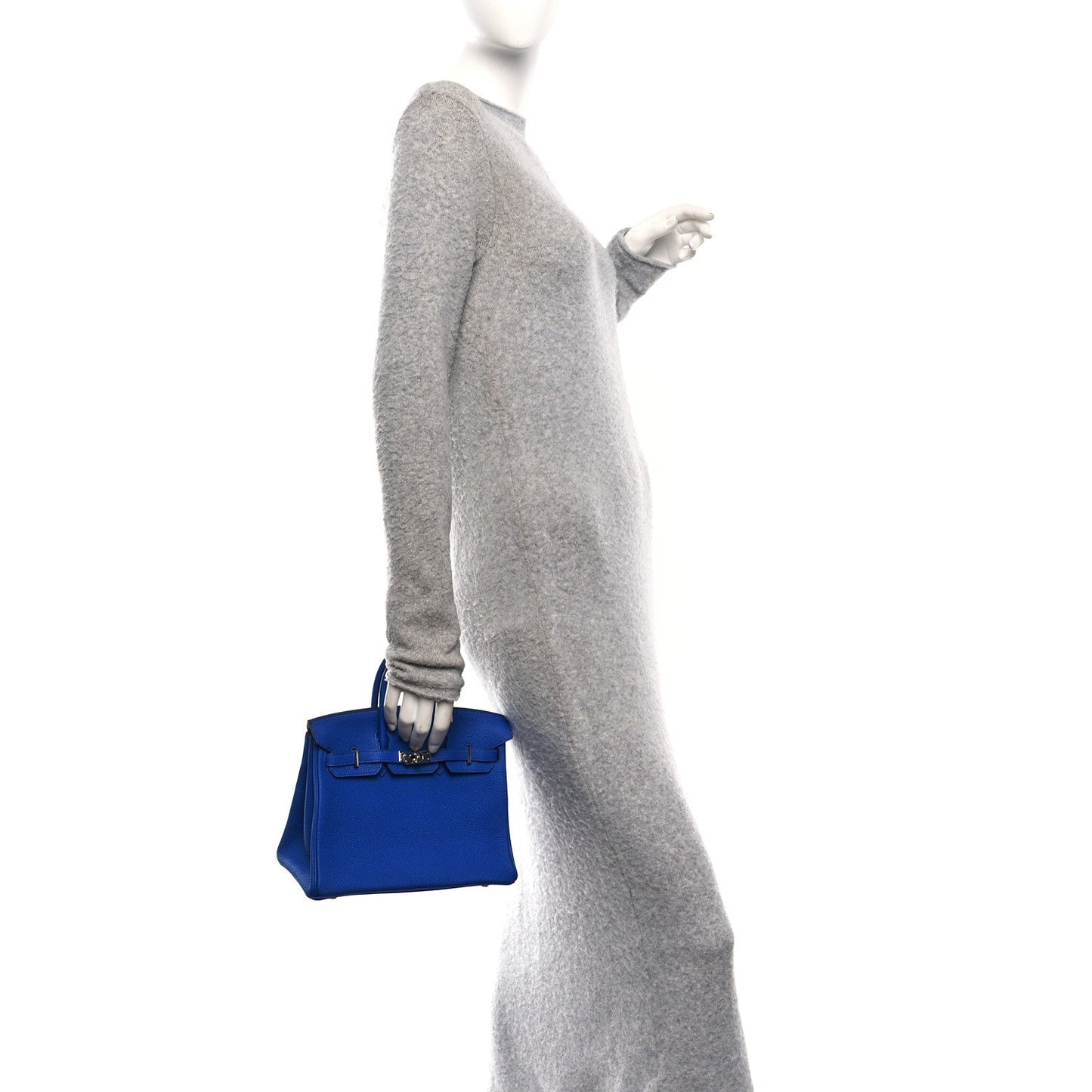 Togo Verso Birkin 25 Bleu Royal Capucine