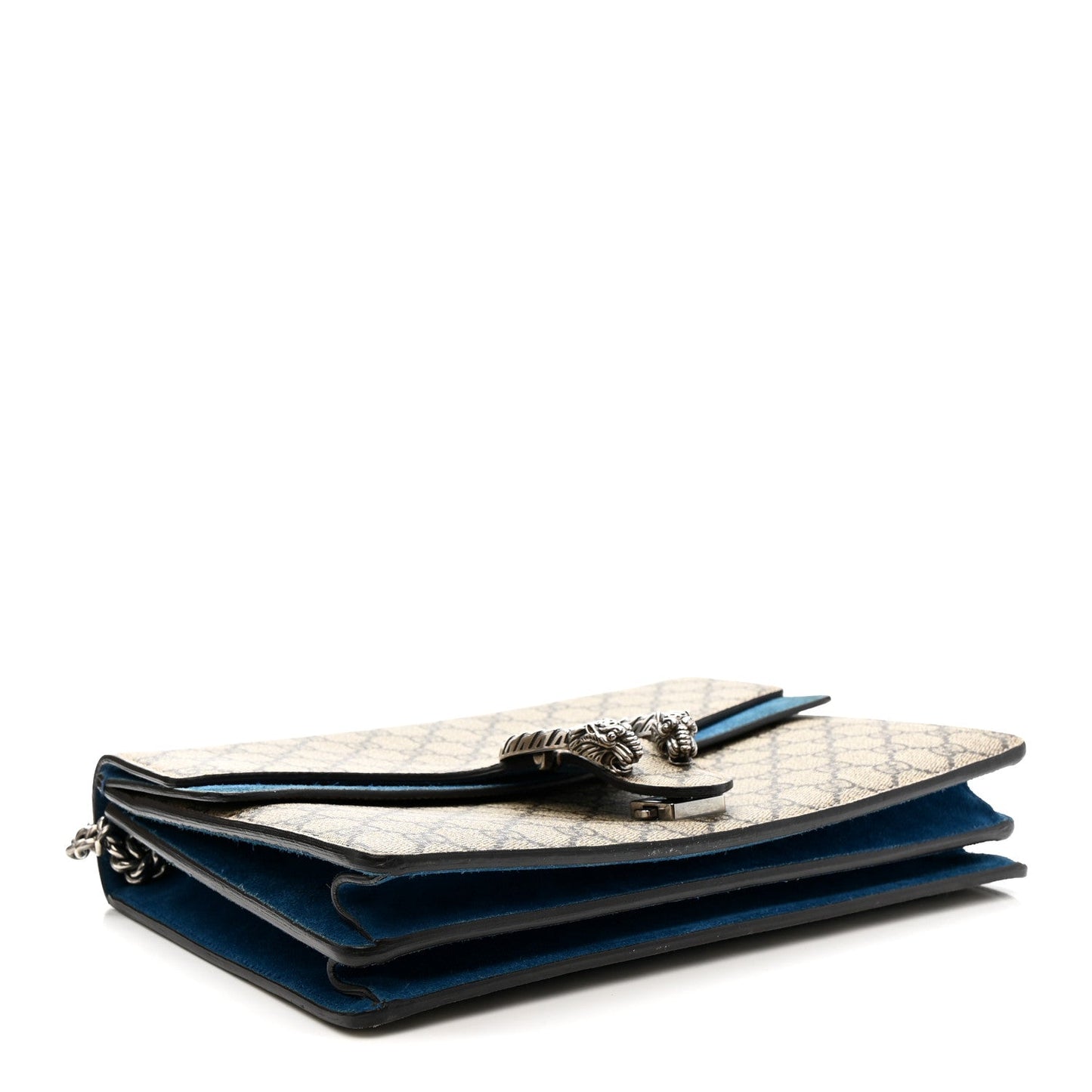 GG Supreme Monogram Medium Dionysus Shoulder Bag Blue