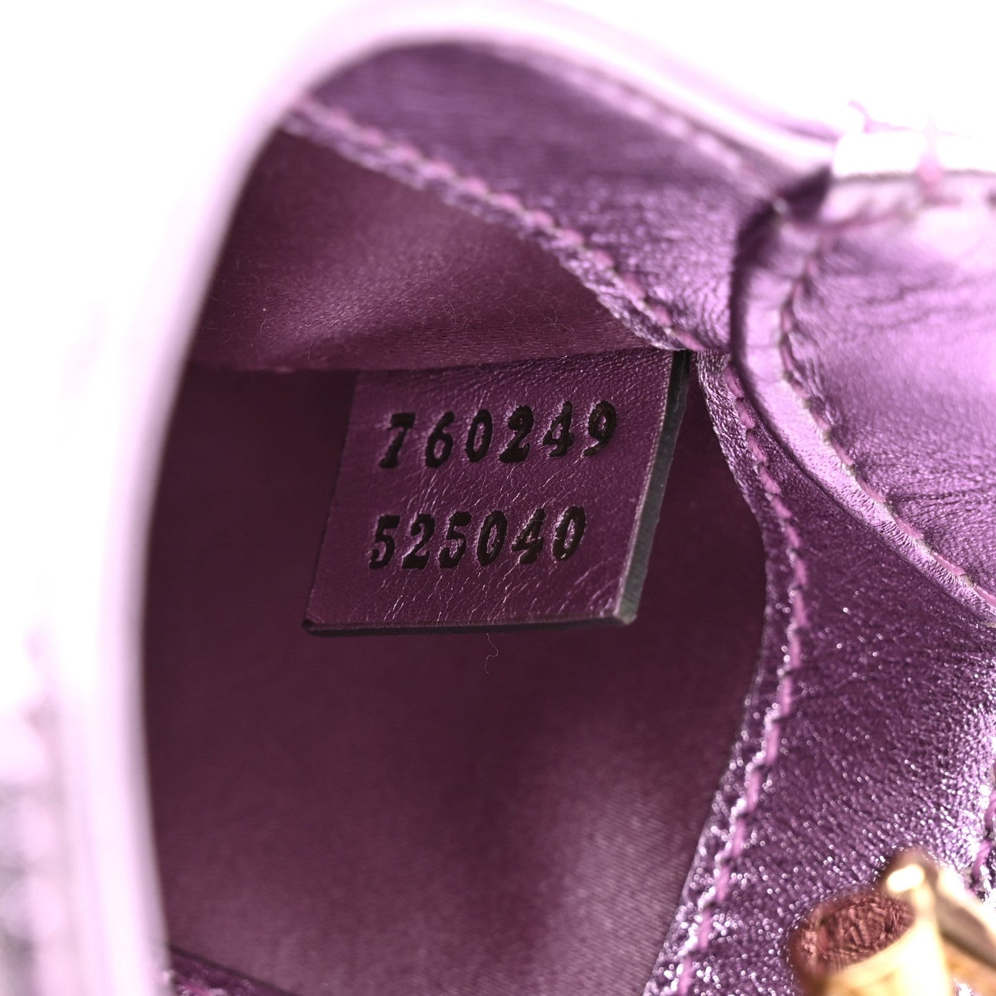Laminated Nappa Nano Jackie 1961 Hobo Metallic Rosa