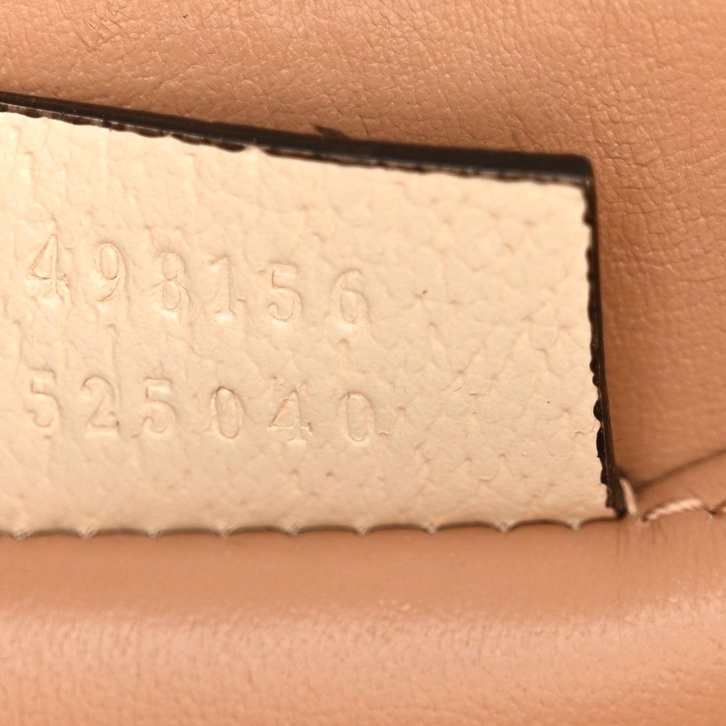 GG Supreme Monogram Berry Textured Dollar Calfskin Small Padlock Tote Beige Ebony Light Copper Mystic White