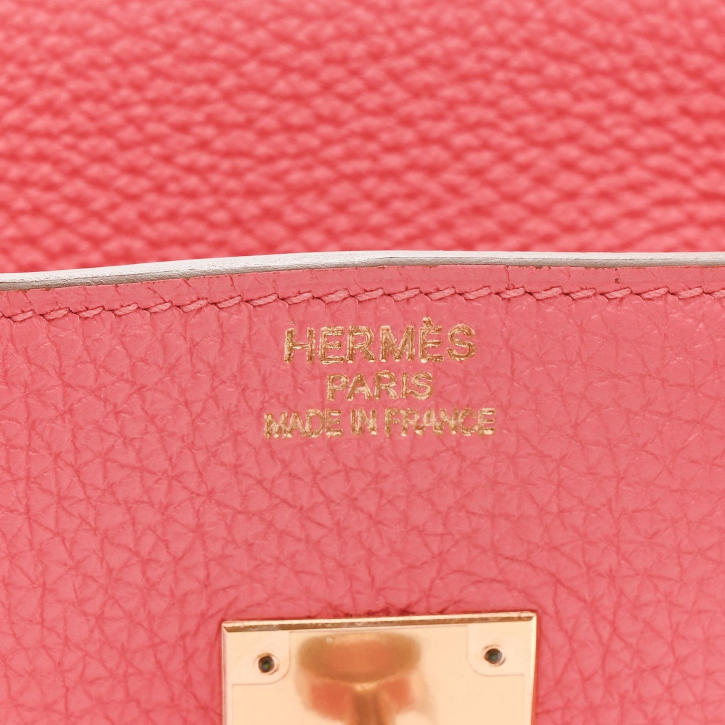 Togo Birkin 35 Rose Lipstick