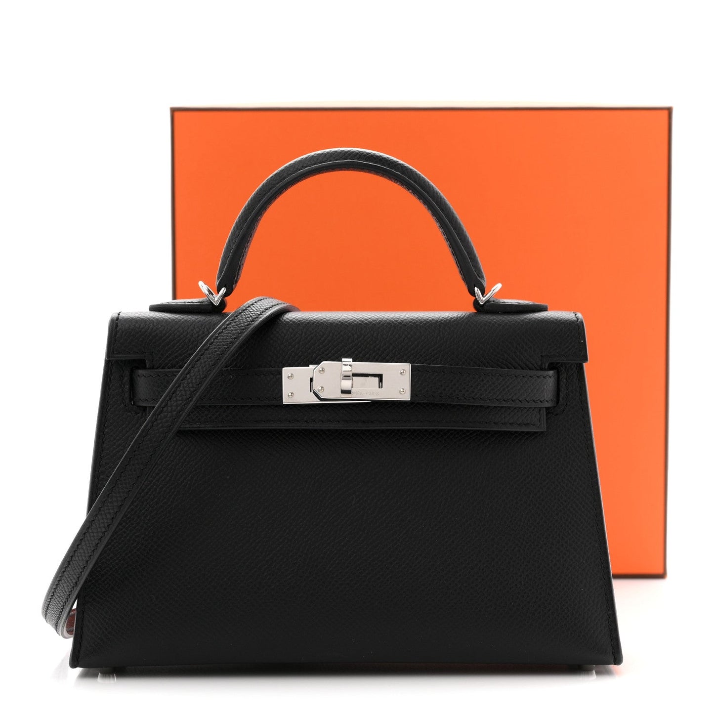 Epsom Mini Kelly Sellier 20 Black