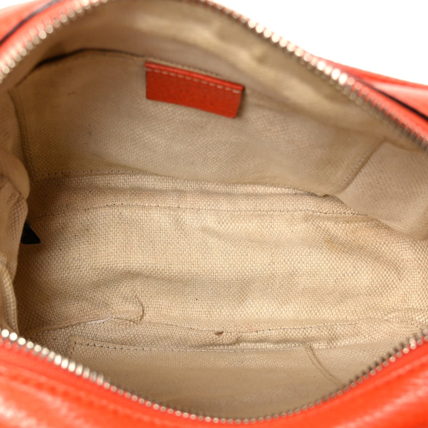 Pebbled Calfskin Small Soho Disco Bag Sun Orange