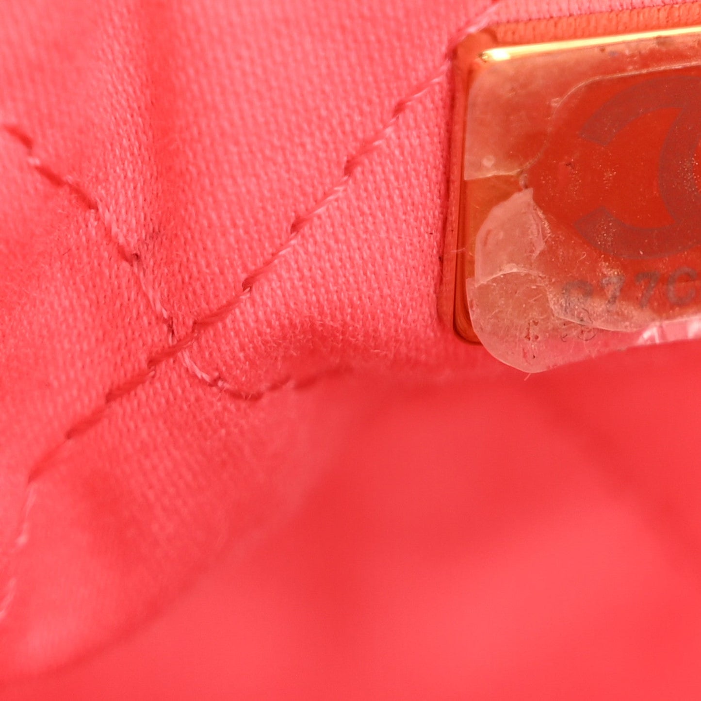 Shiny Calfskin Quilted Small Chanel 22 Coral Pink