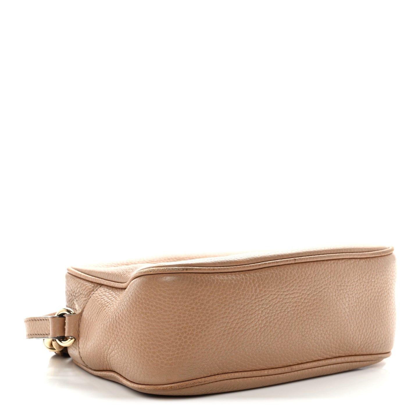 Pebbled Calfskin Small Soho Disco Bag Camelia