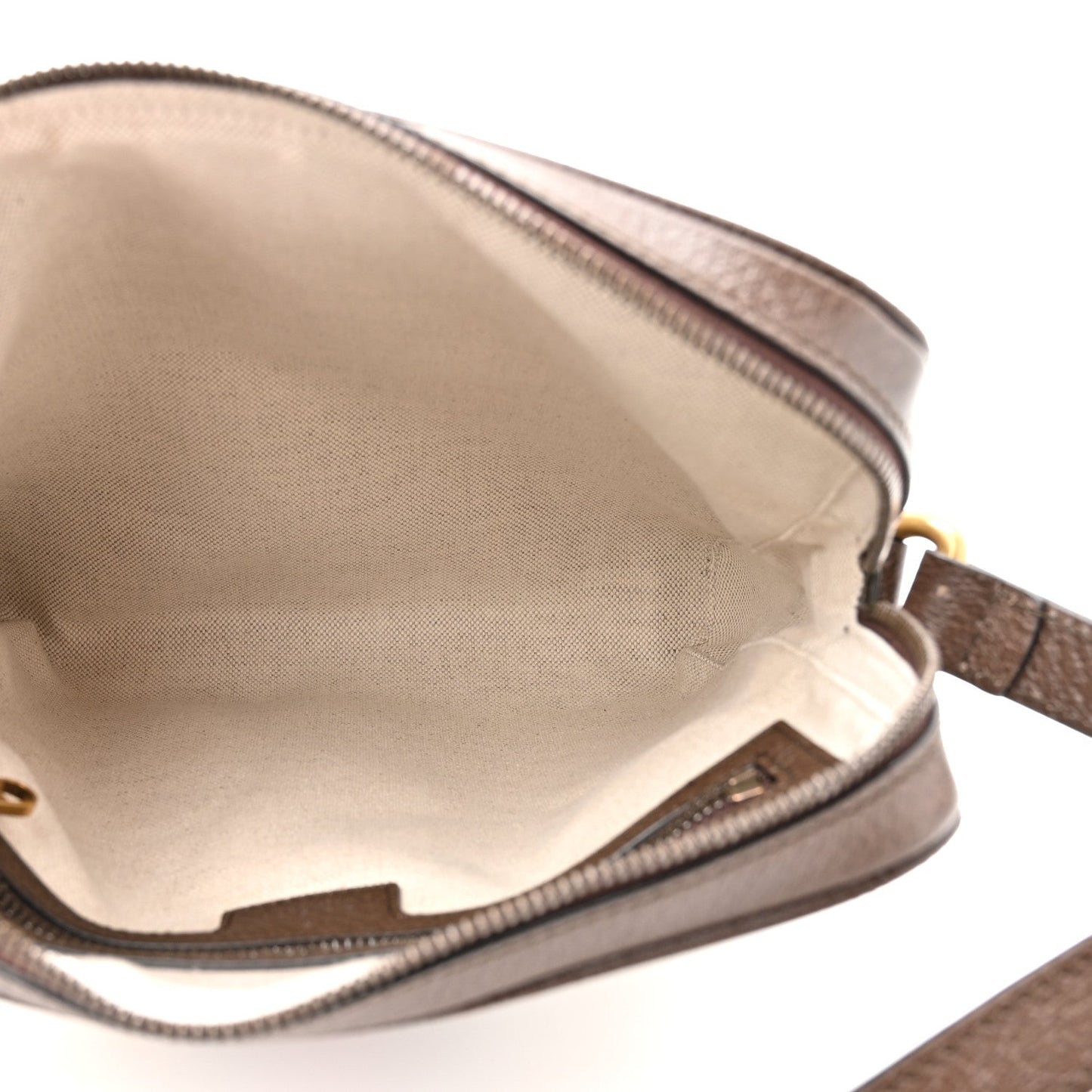GG Supreme Monogram Web Small Ophidia Messenger Bag Brown