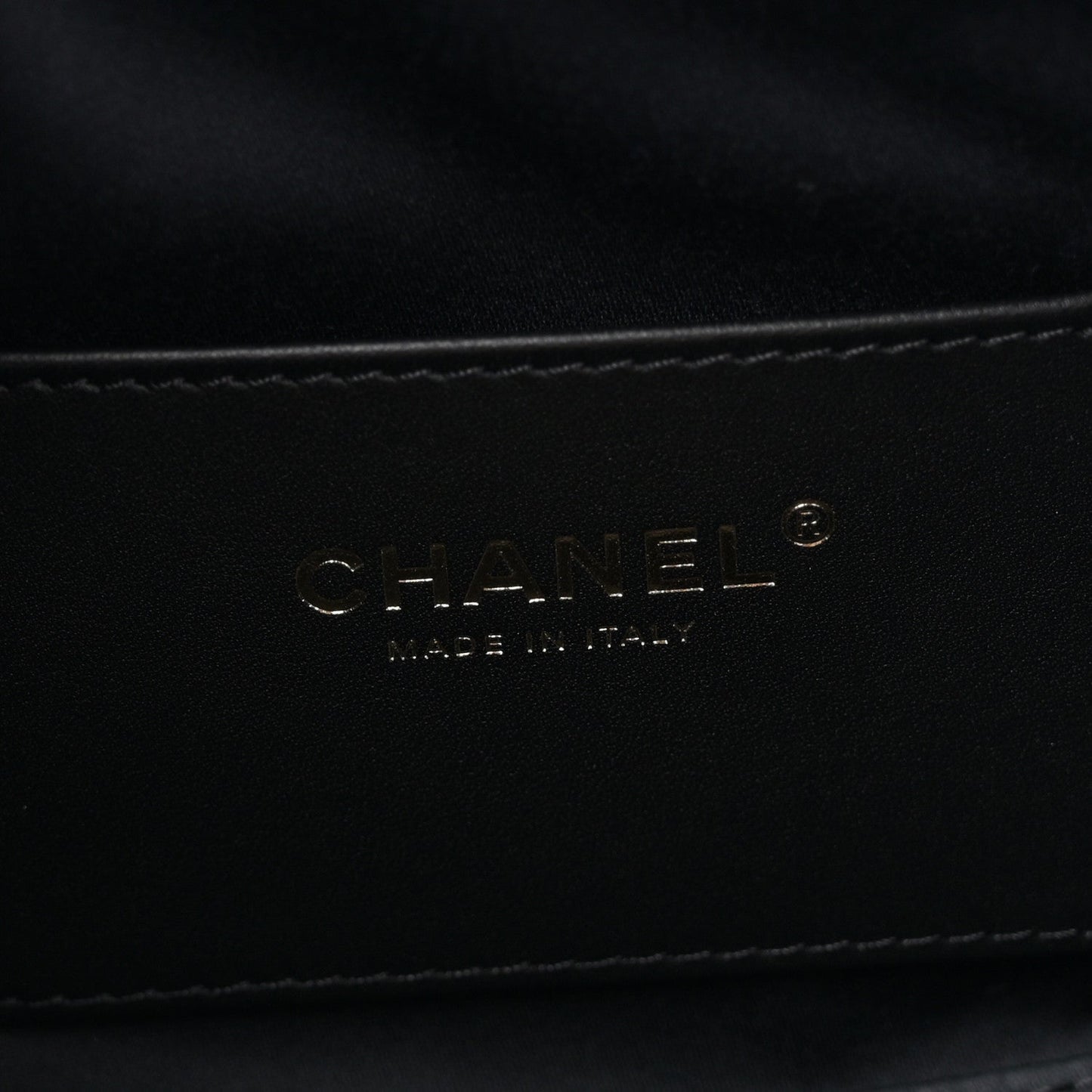 Washed Denim Quilted Mini Chanel 25 Handbag Black