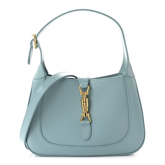 Boarded Dyana Lux Calfskin Small Jackie 1961 Hobo Dusty Azure