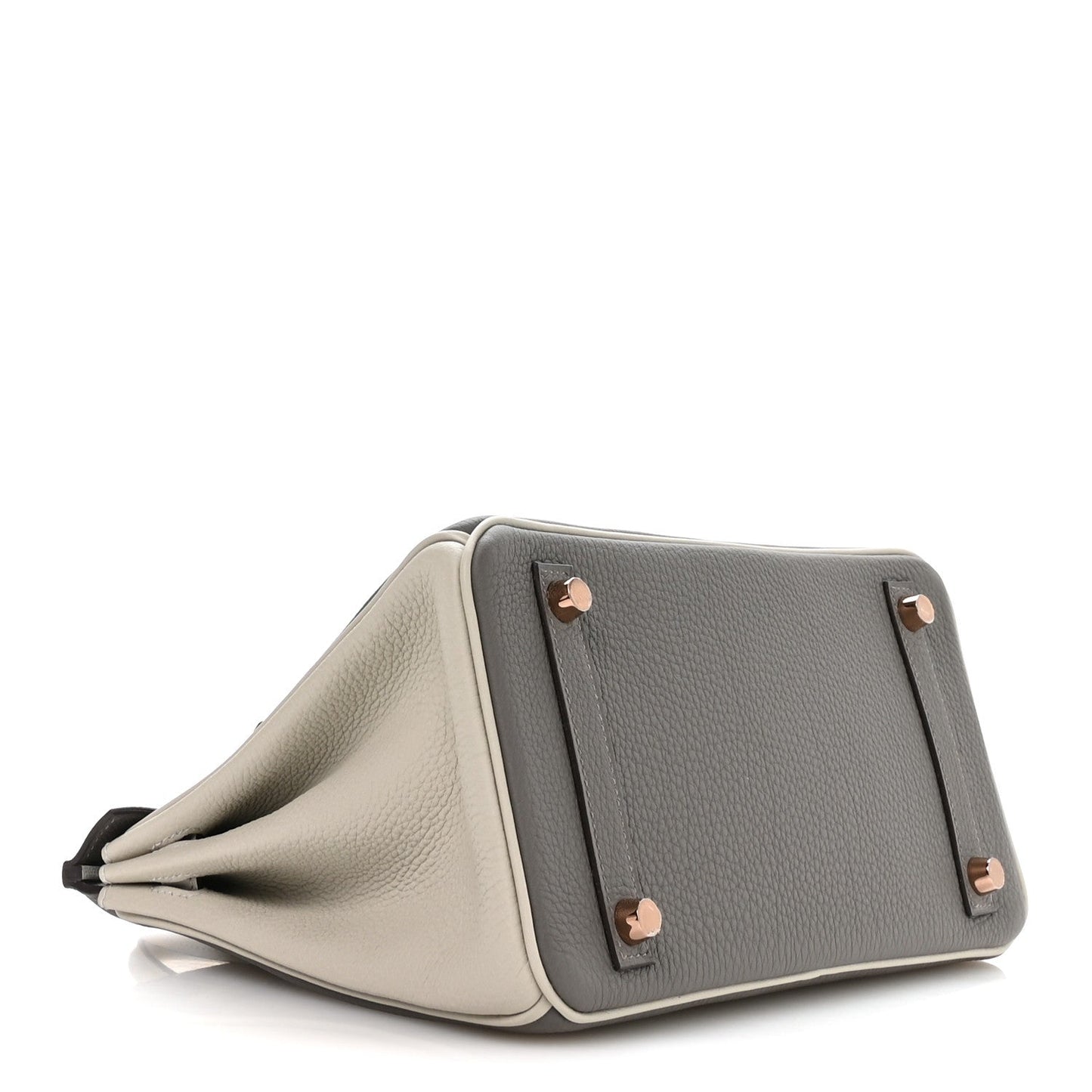 Togo Horseshoe Birkin 25 Gris Tourterelle Gris Perle