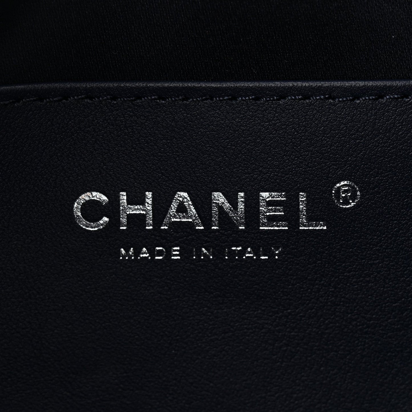Metallic Caviar Quilted Mini Chanel 25 Handbag Dark Blue