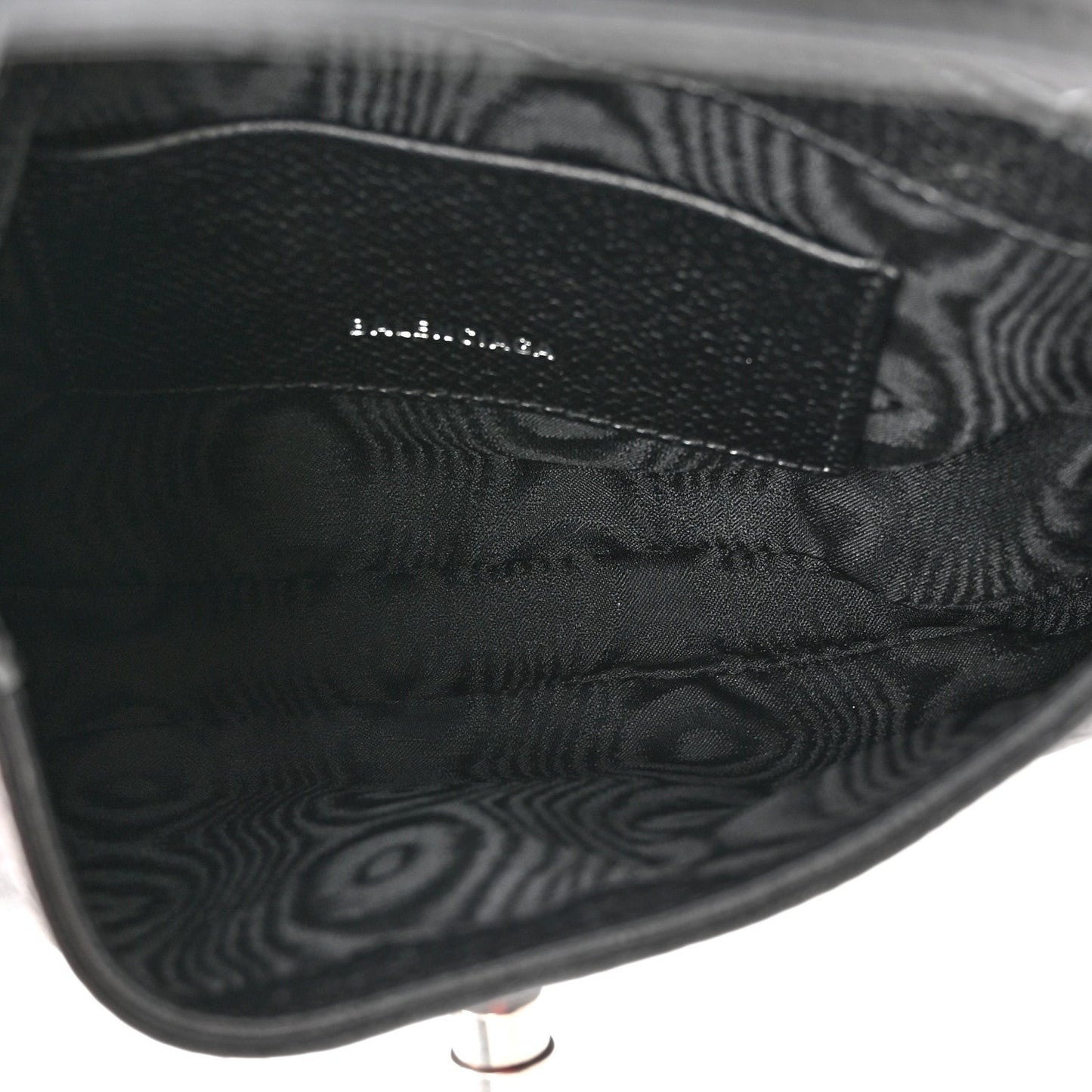 X BALENCIAGA BB Monogram Calfskin Web Mini Jackie 1961 Hobo Black
