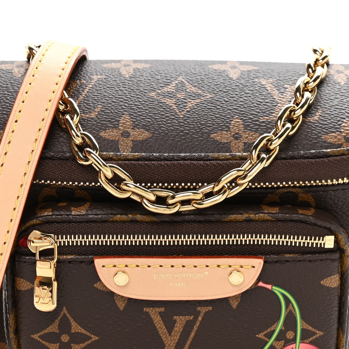 LV X TM Monogram Cerises Mini Bumbag