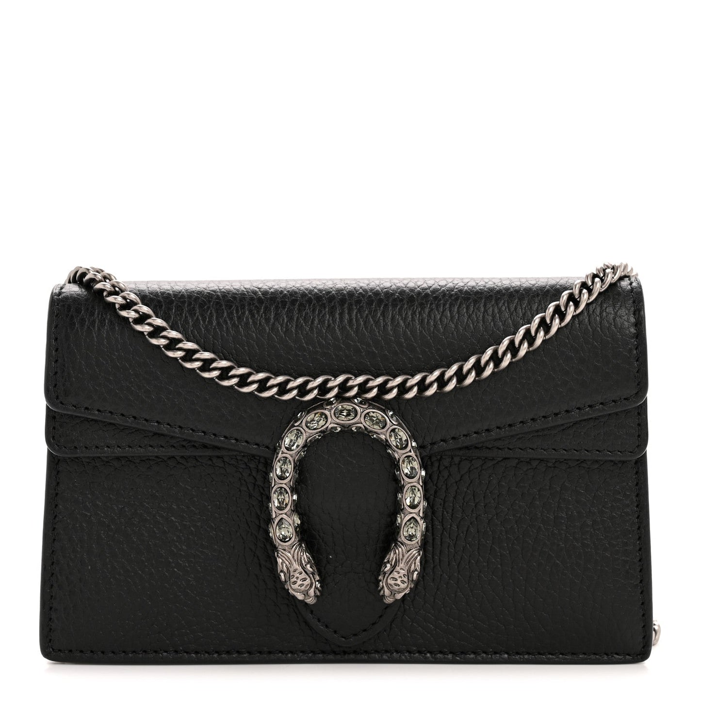 Calfskin Super Mini Dionysus Shoulder Bag Black
