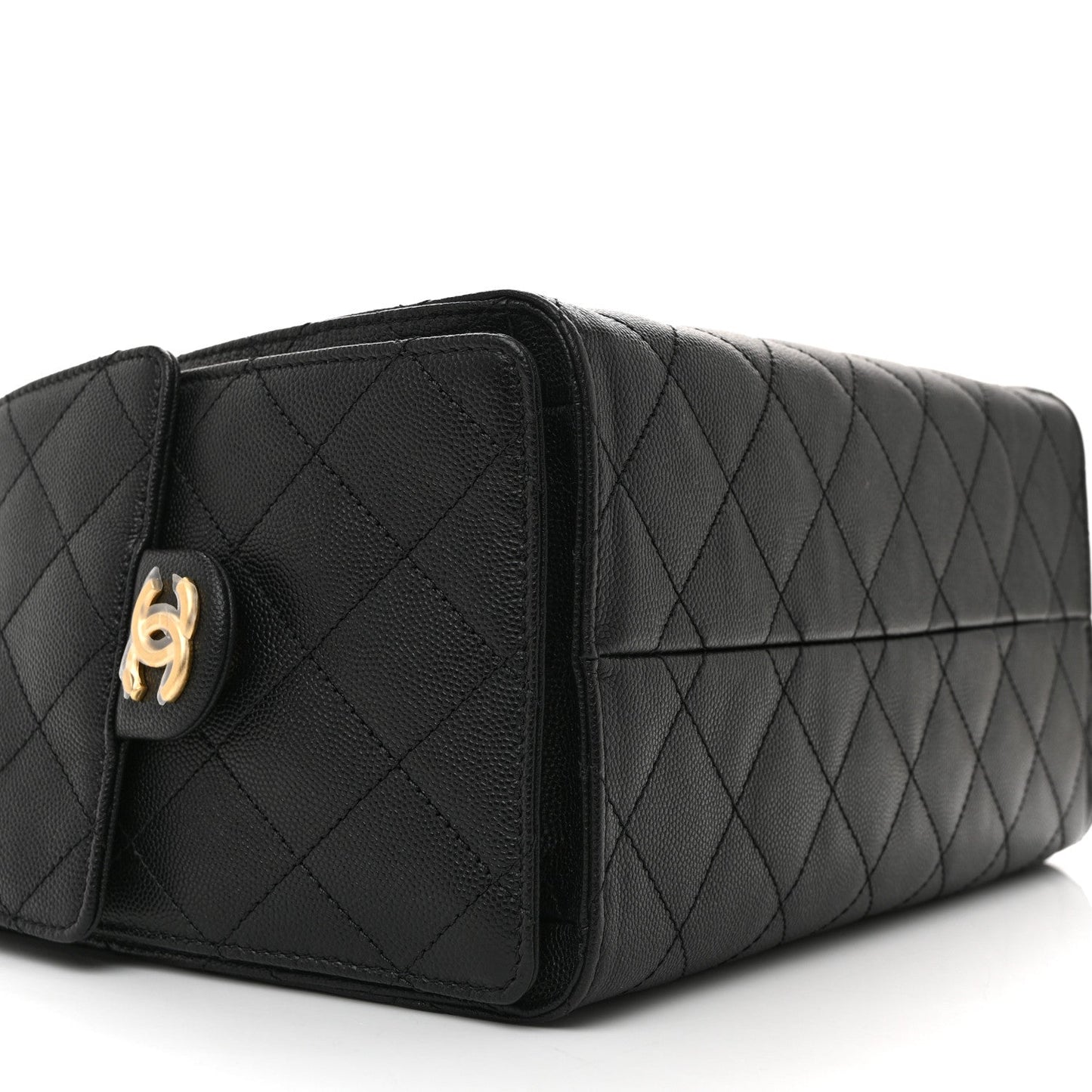 Caviar Quilted Small Chanel 25 Handbag Black