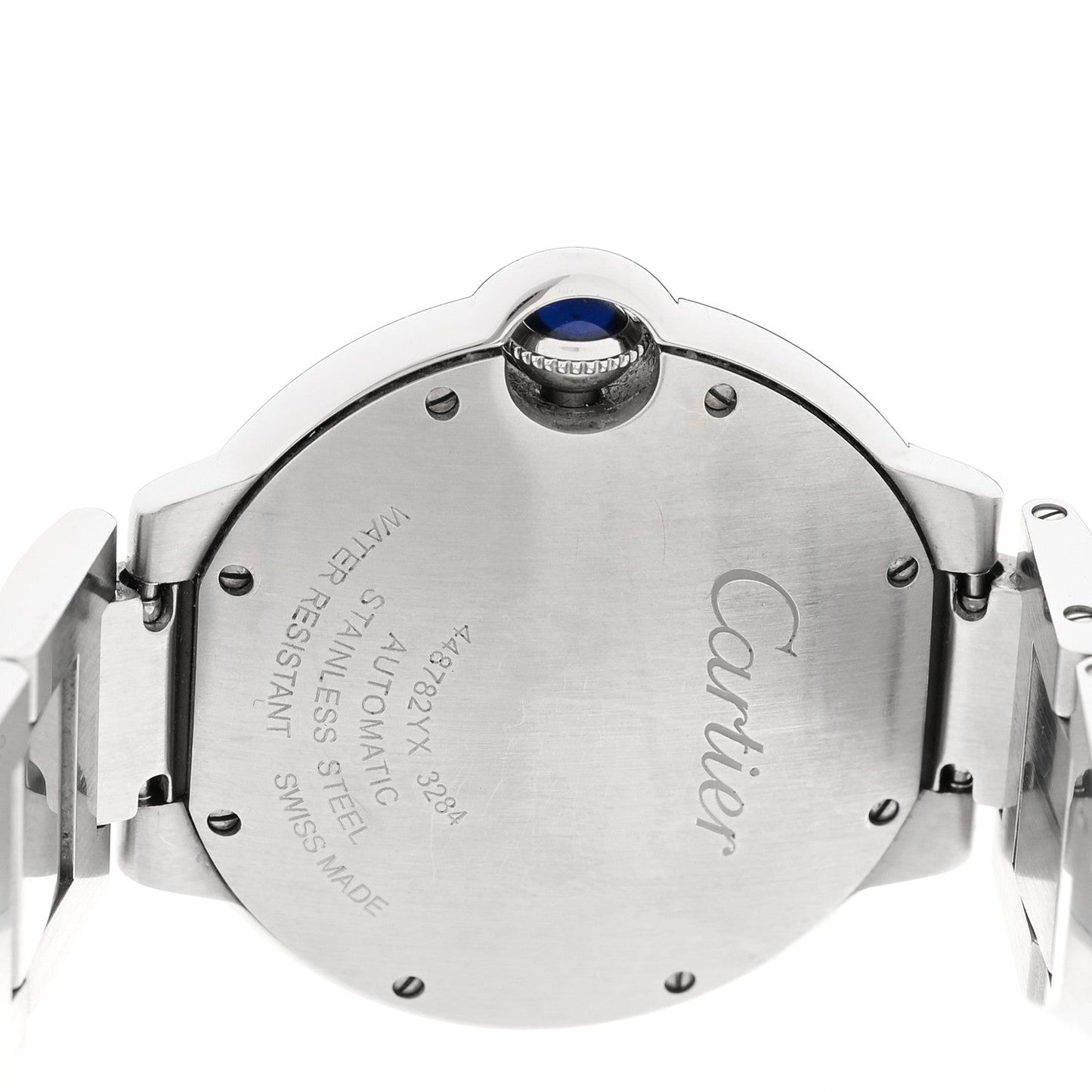Stainless Steel Diamond Bezel 36mm Ballon Bleu De Cartier Automatic Watch