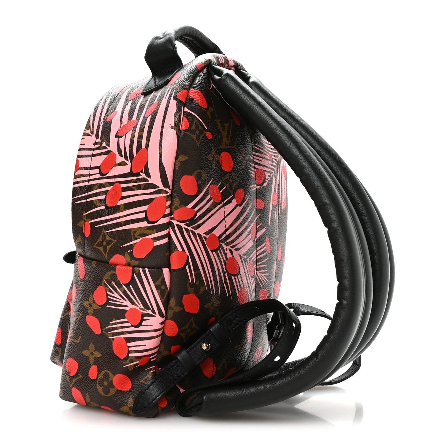 Monogram Jungle Dots Palm Springs Backpack PM Sugar Pink Poppy