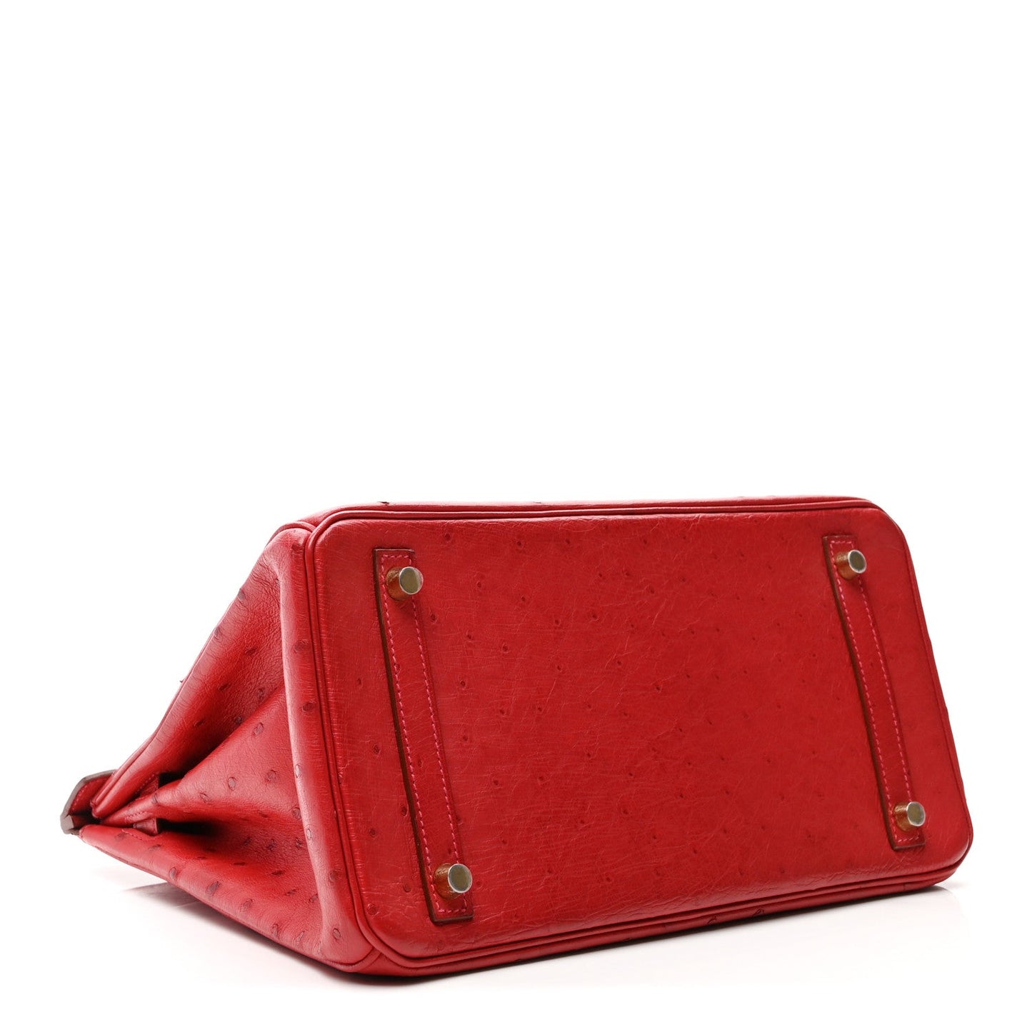 Ostrich Birkin 30 Rouge Vif