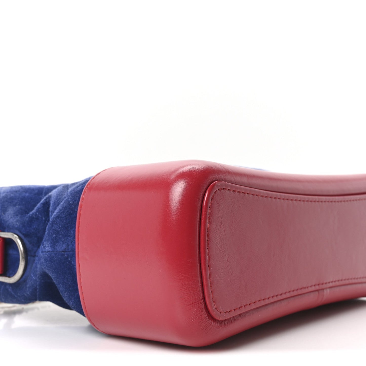 Suede Calfskin Quilted Medium Gabrielle Hobo Red Blue Yellow
