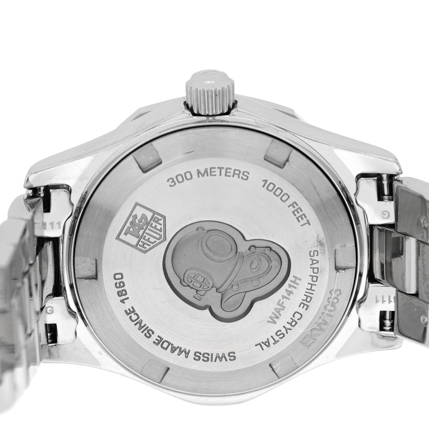 Stainless Steel Diamond Pink Mother of Pearl 27mm Aquaracer Lady Quartz Watch WAF141H