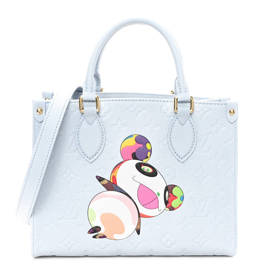 LV X TM Empreinte Monogram Onthego PM Washed Blue