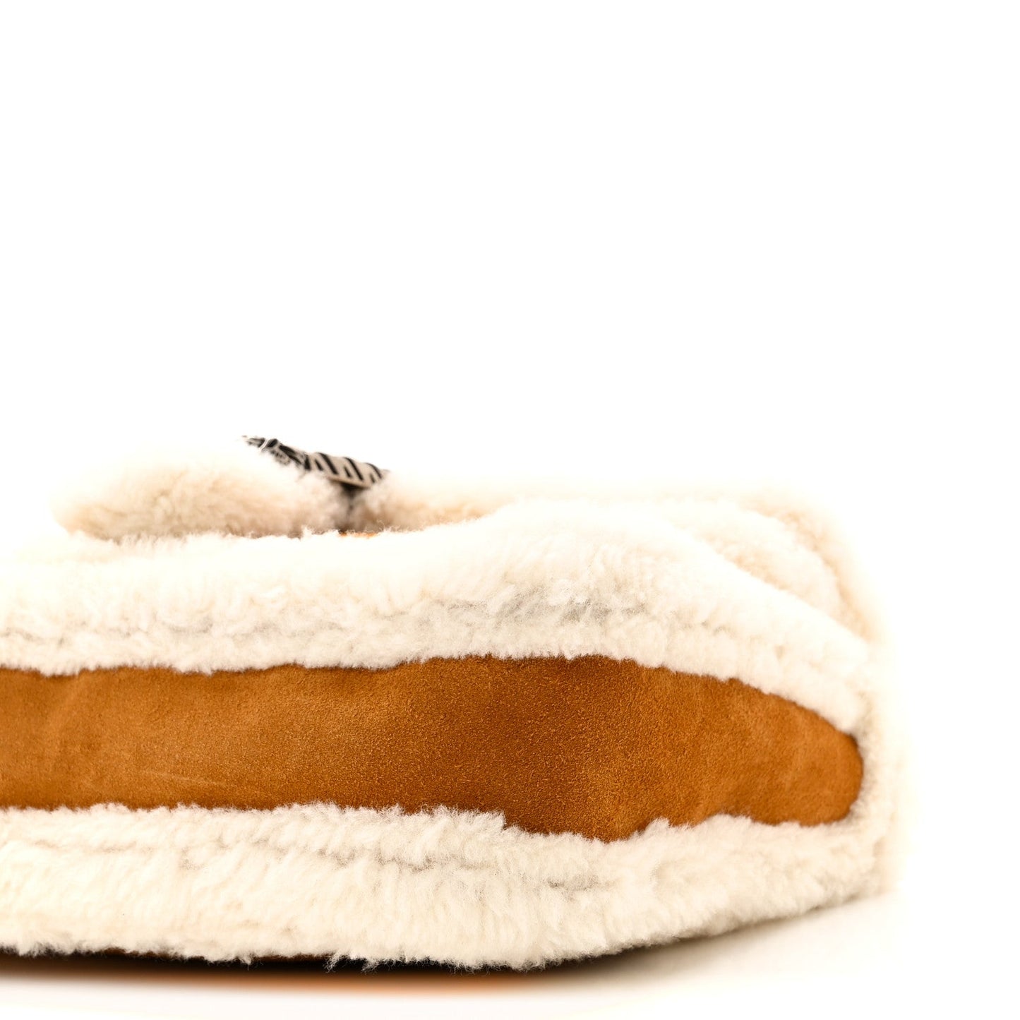 Suede Shearling Small Dionysus Bag Honey Beige Milk