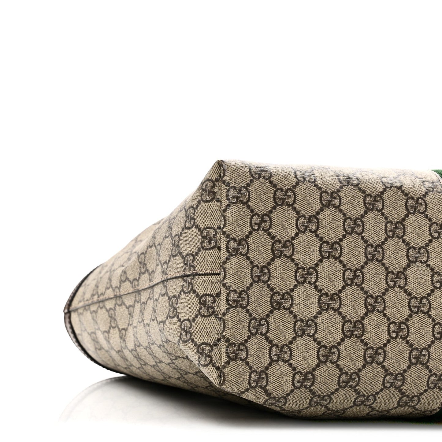 GG Supreme Monogram Medium Ophidia Shopping Tote Brown