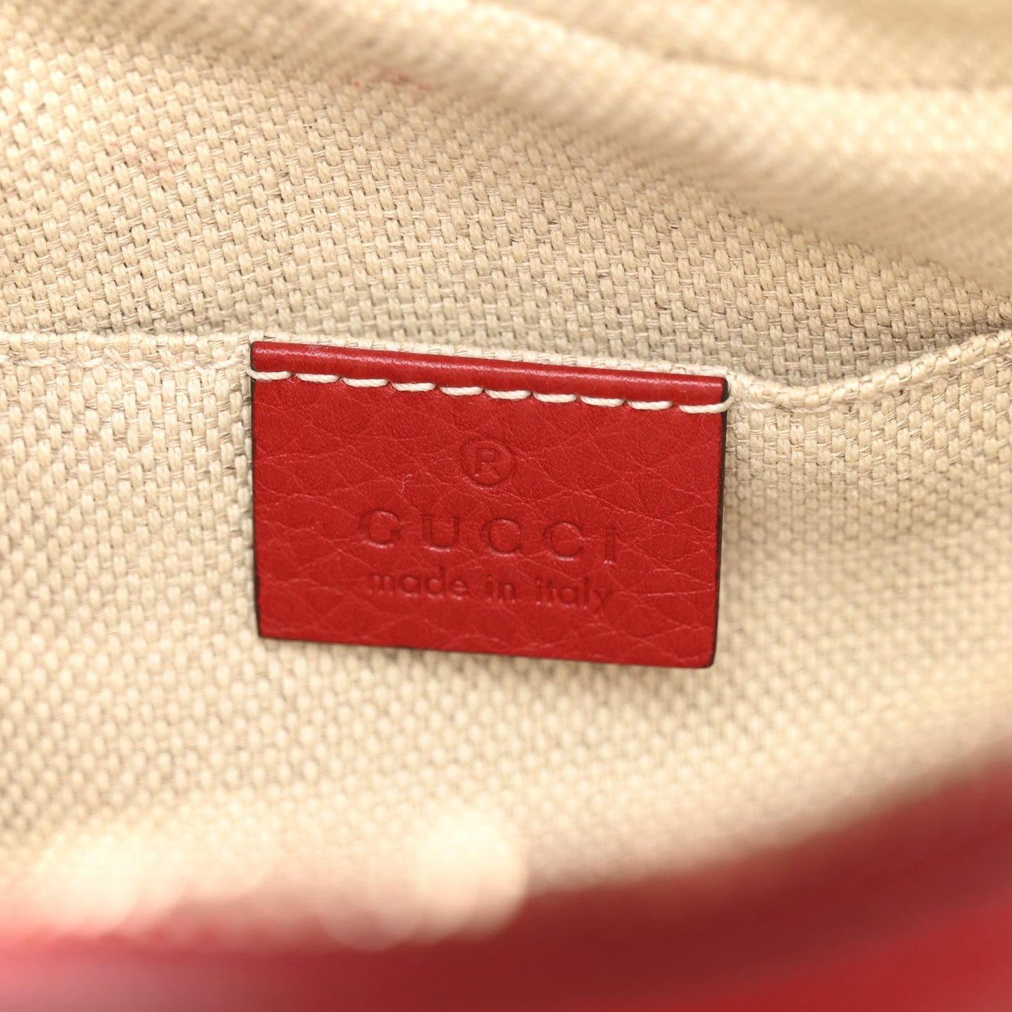 Pebbled Calfskin Small Soho Disco Bag Tabasco Red