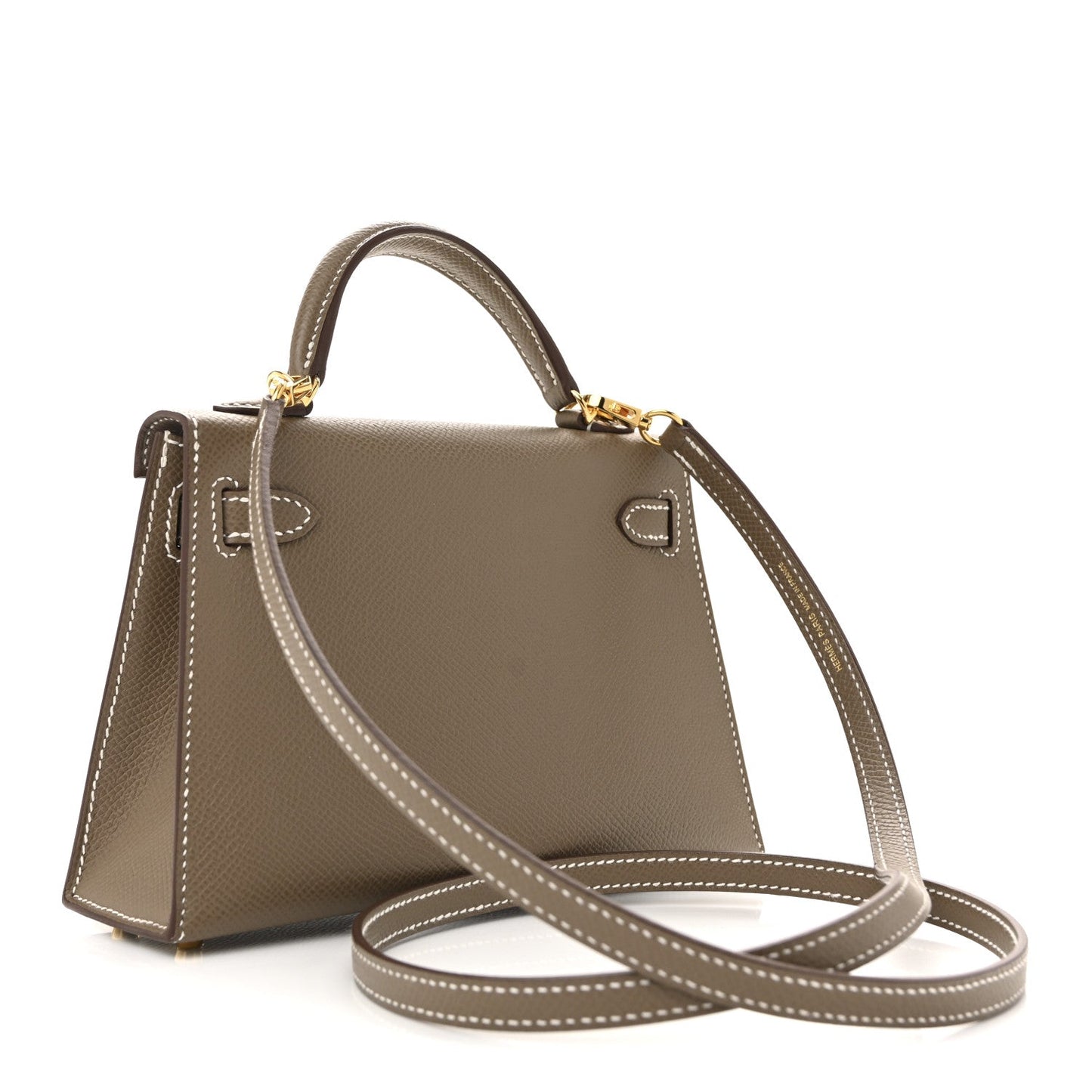 Epsom Mini Kelly Sellier 20 Etoupe