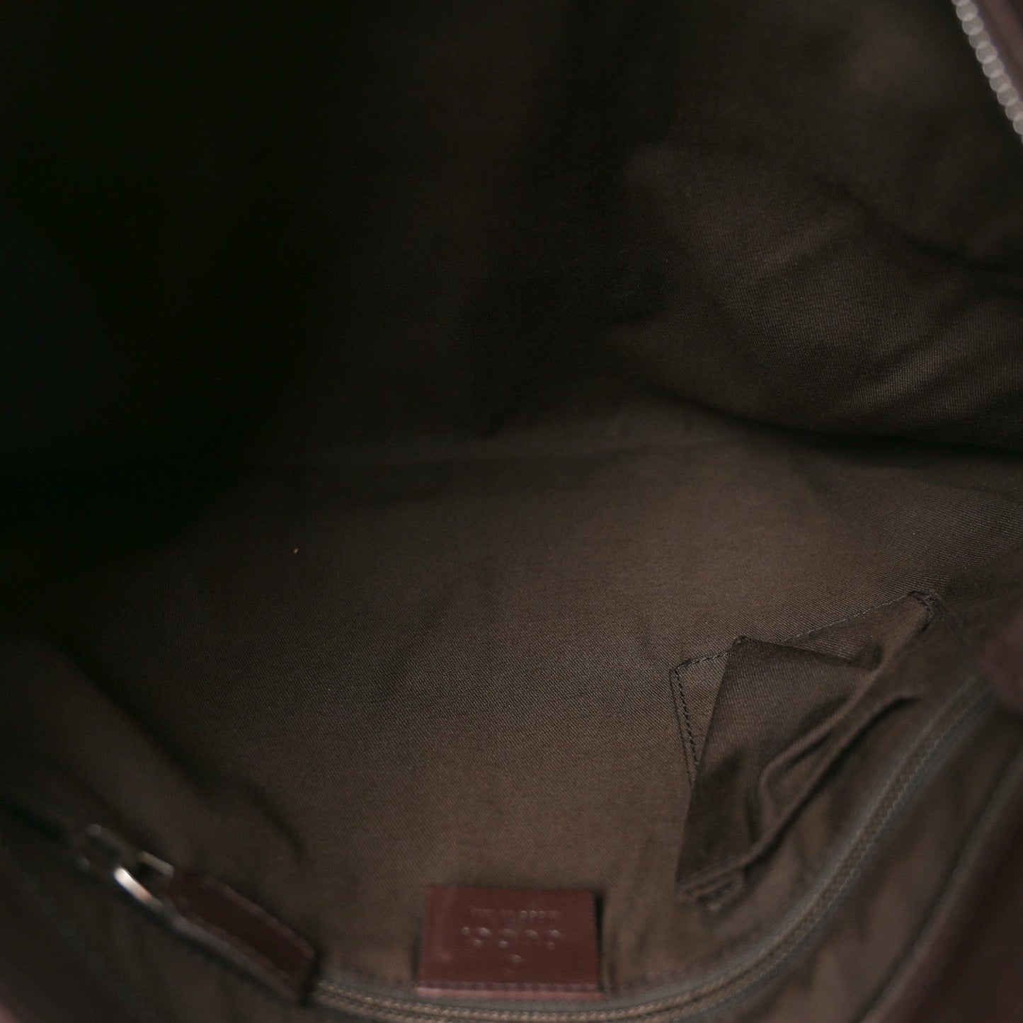 Guccissima Flat Messenger Bag Brown Dark Brown
