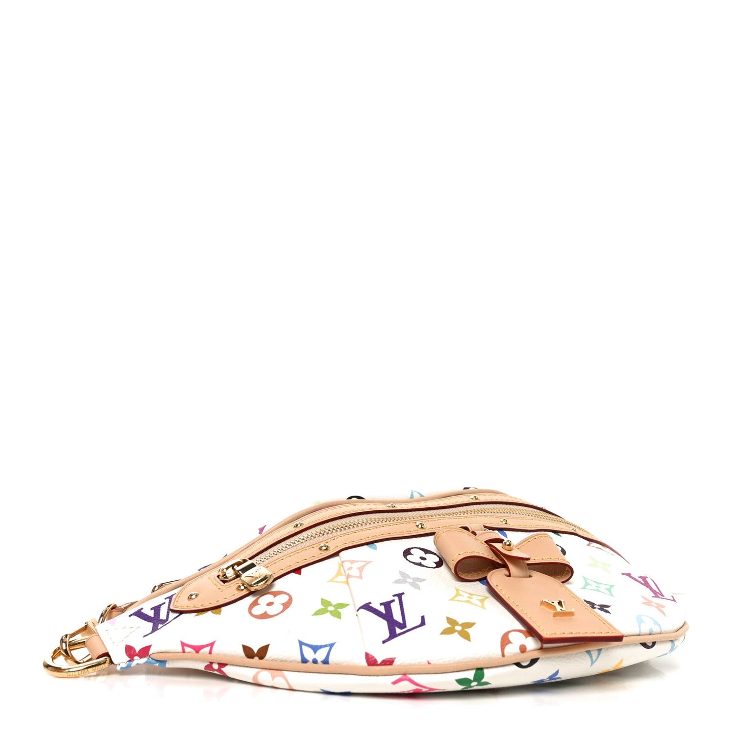 LV X TM Monogram Multicolor High Rise Bumbag White