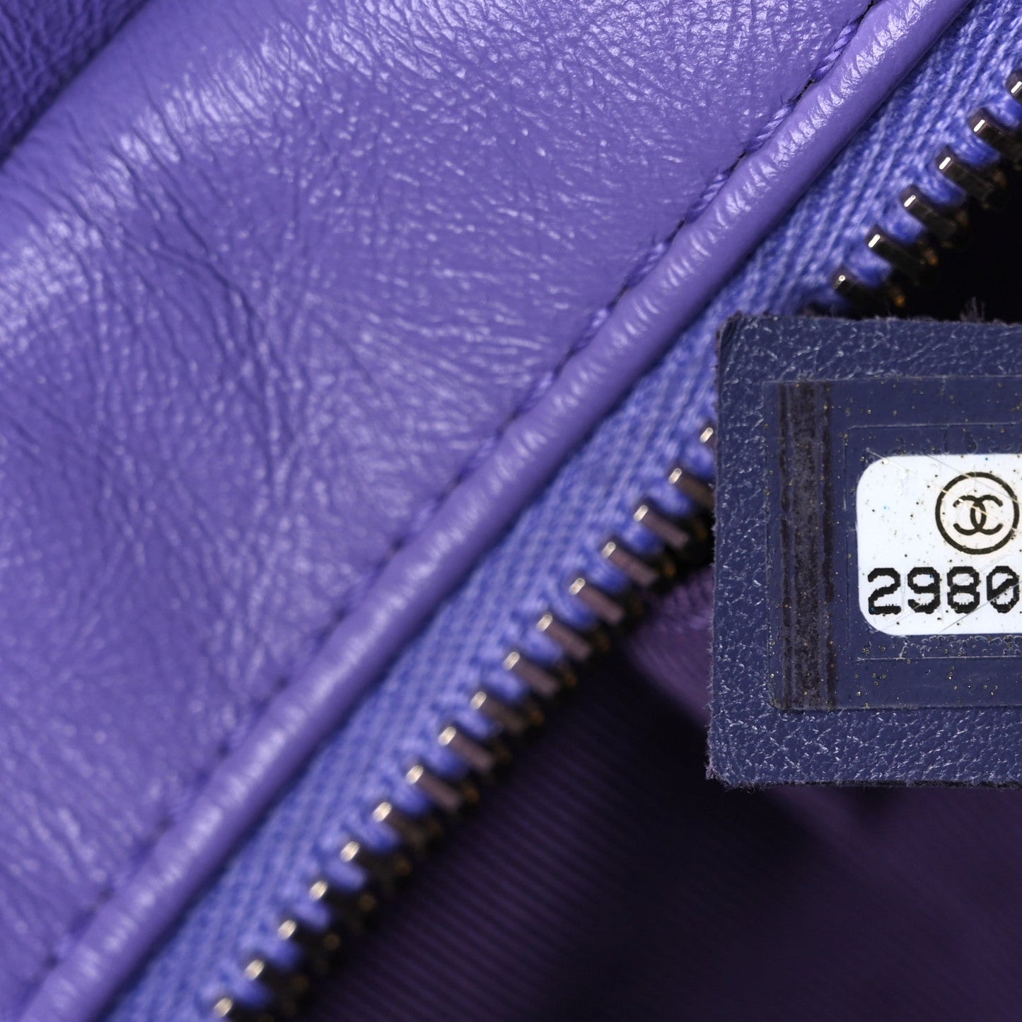 Aged Calfskin Quilted Small Gabrielle Hobo Purple