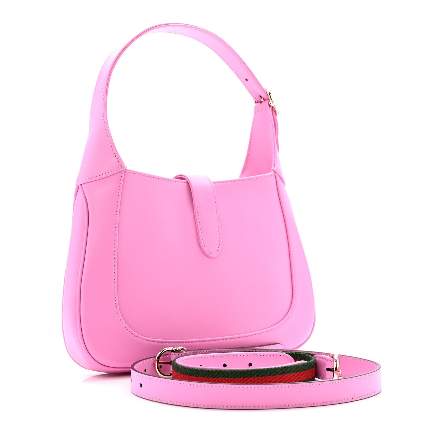 Ancora Calfskin Web Medium Jackie 1961 Hobo Pink