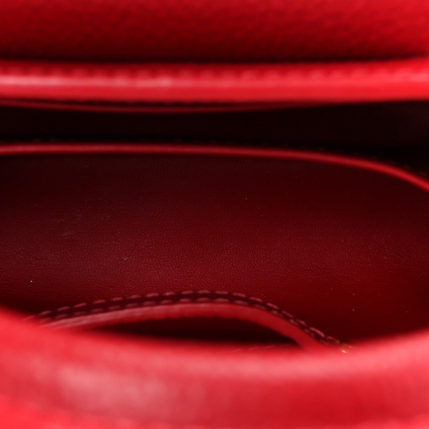 Taurillon Mini Capucines Scarlet