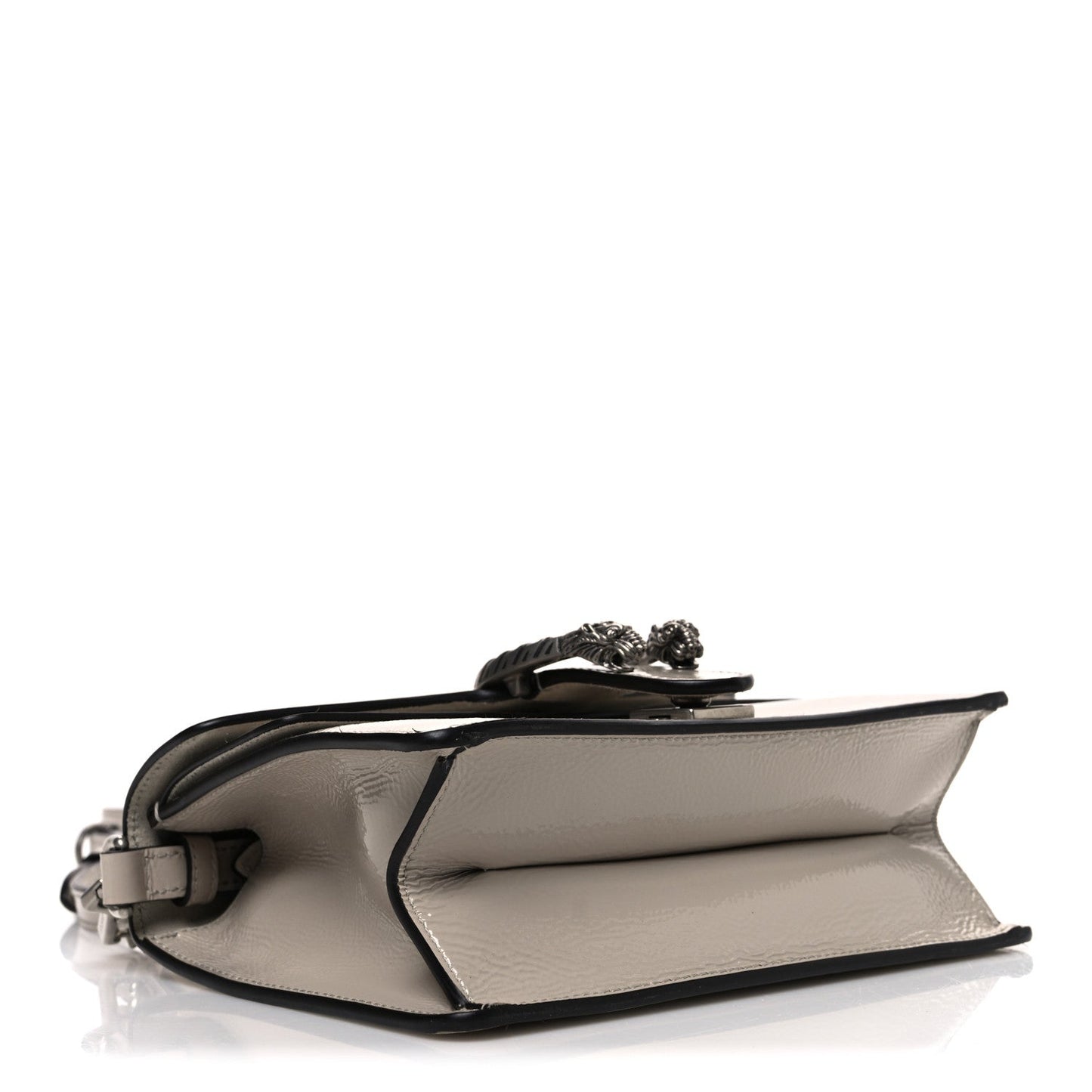 Crinkled Patent Small Dionysus Top Handle Bag Sphinx
